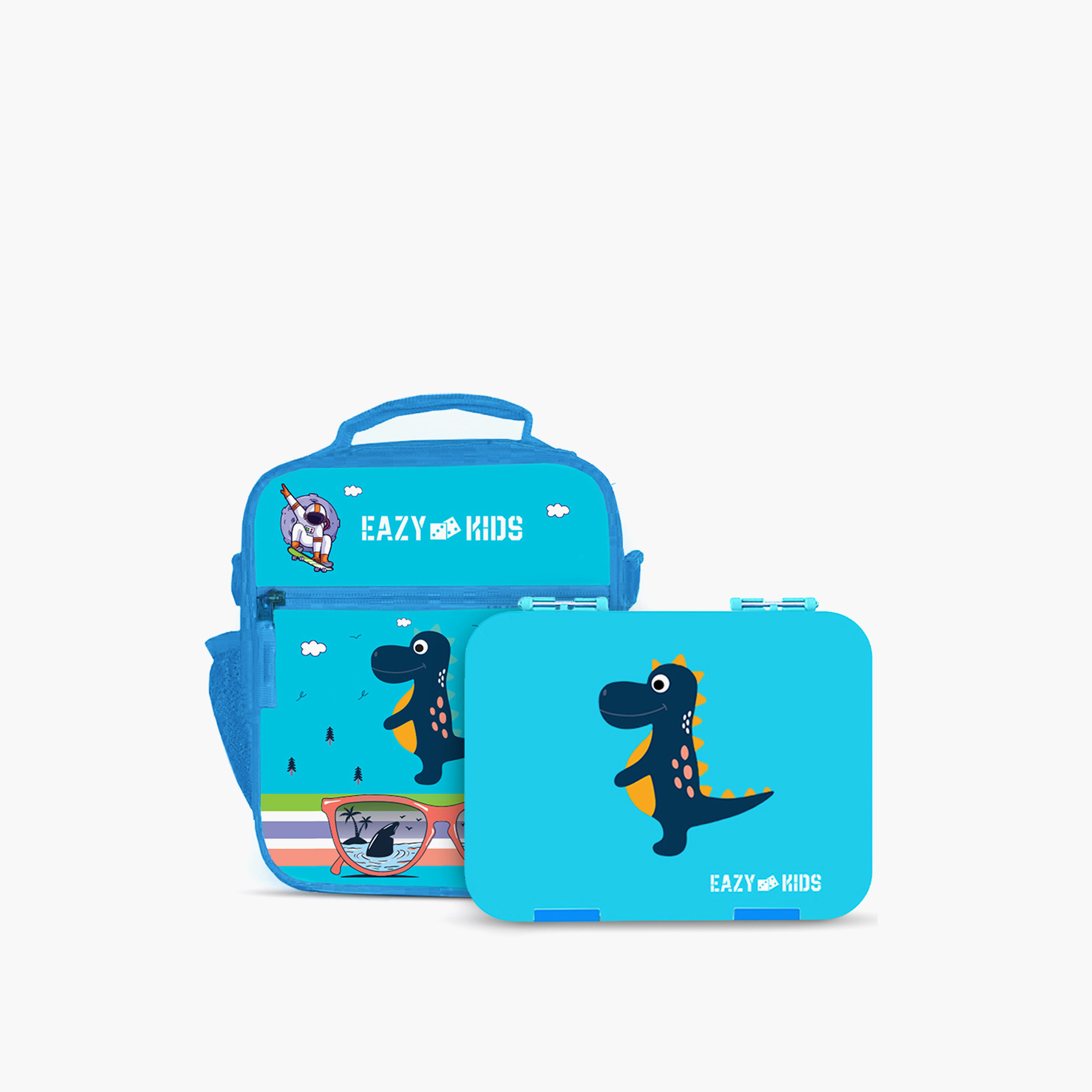 صندوق بينتو للأطفال بأربع حجرات بطبعات دينو من إيزي كيدز-school-lunchessentials-lunchboxes-image-9