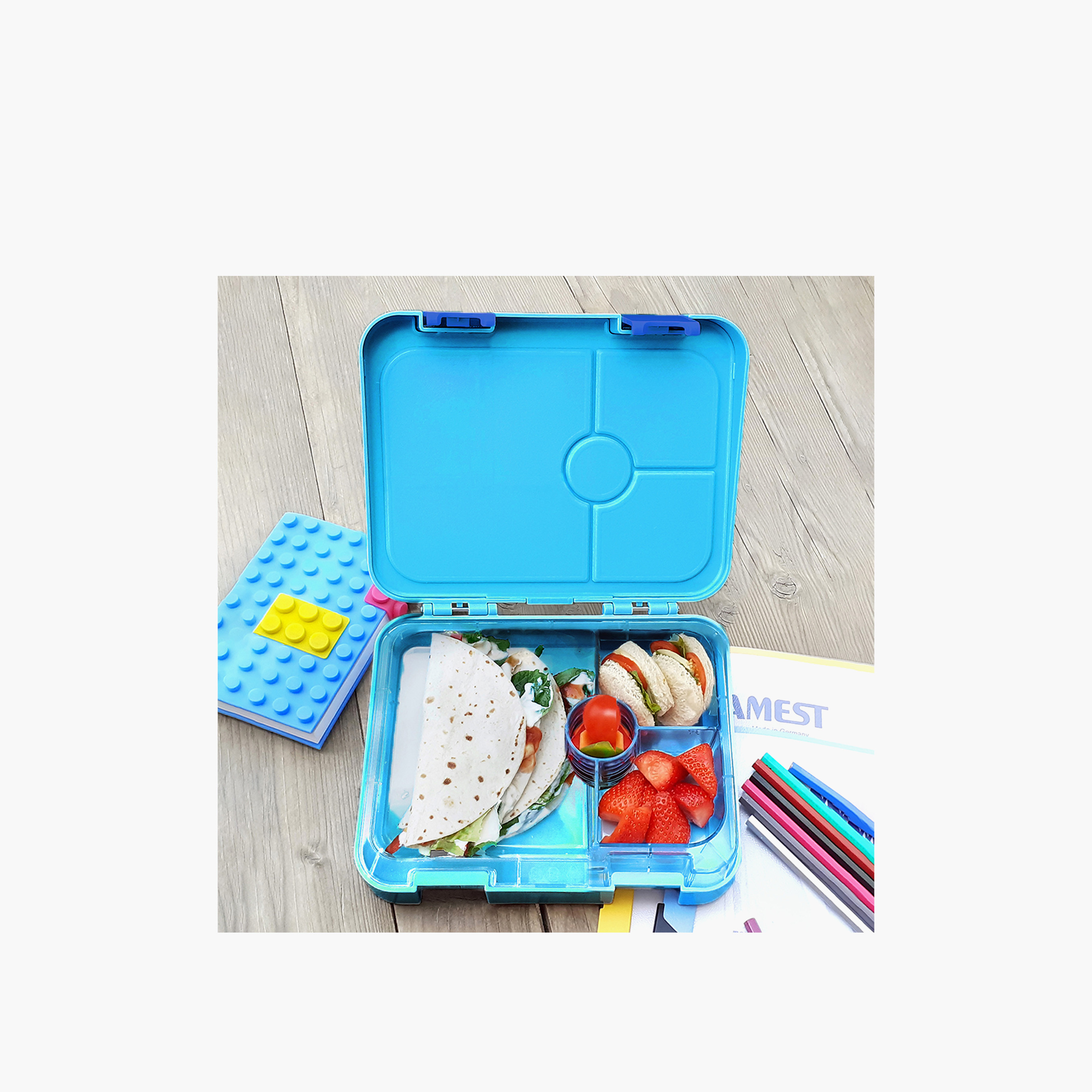 Eazy Kids Dino 4-Compartment Bento Box for Kids-school-lunchessentials-lunchboxes-image-5