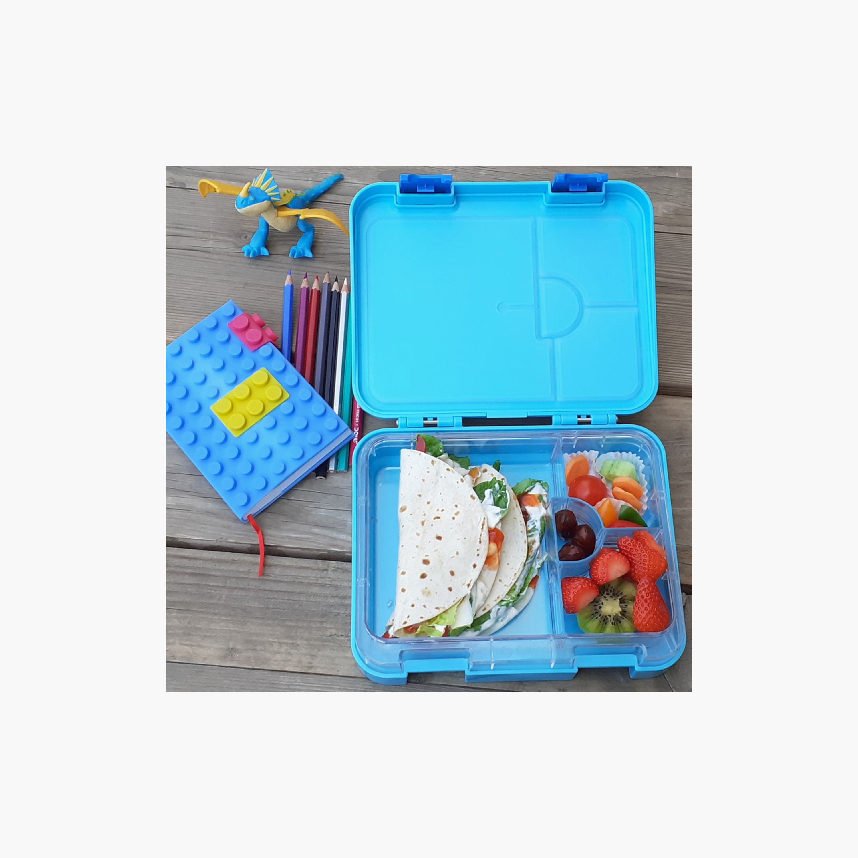 Eazy Kids Shark Convertible Bento Box for Kids with Sandwich Cutter-school-lunchessentials-lunchboxes-image-7
