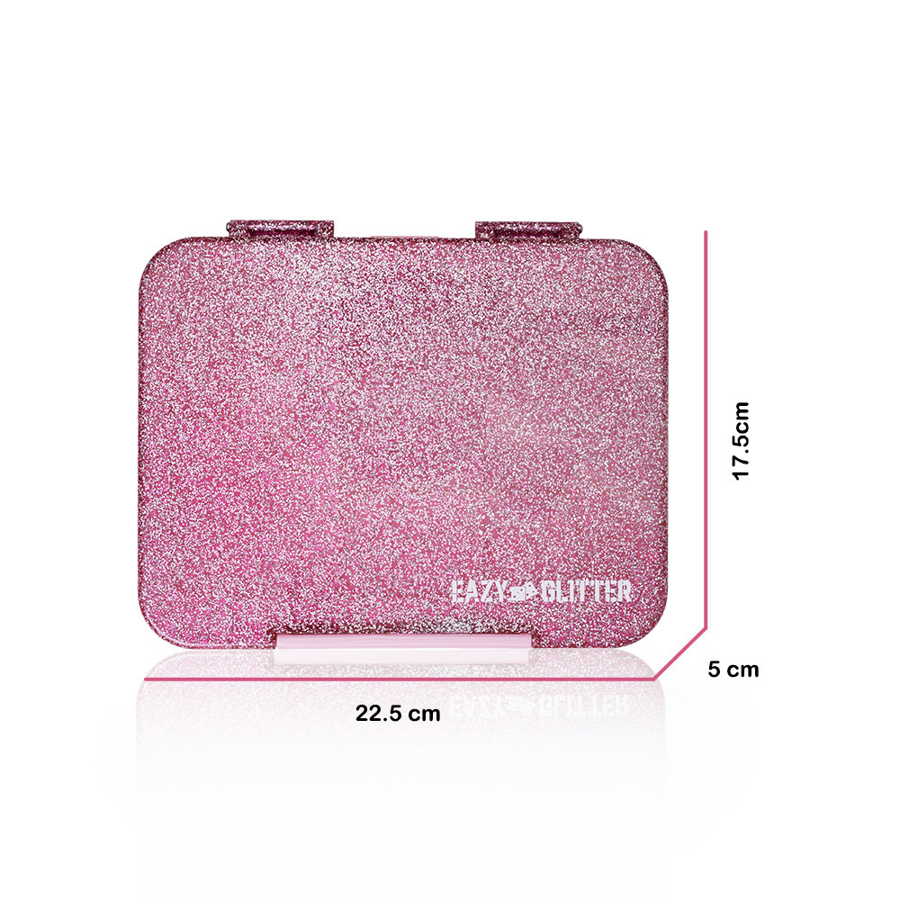 Eazy Kids Glittery Bento Lunch Box for Kids with Convertible Compartments Set-school-lunchessentials-lunchboxes-image-9