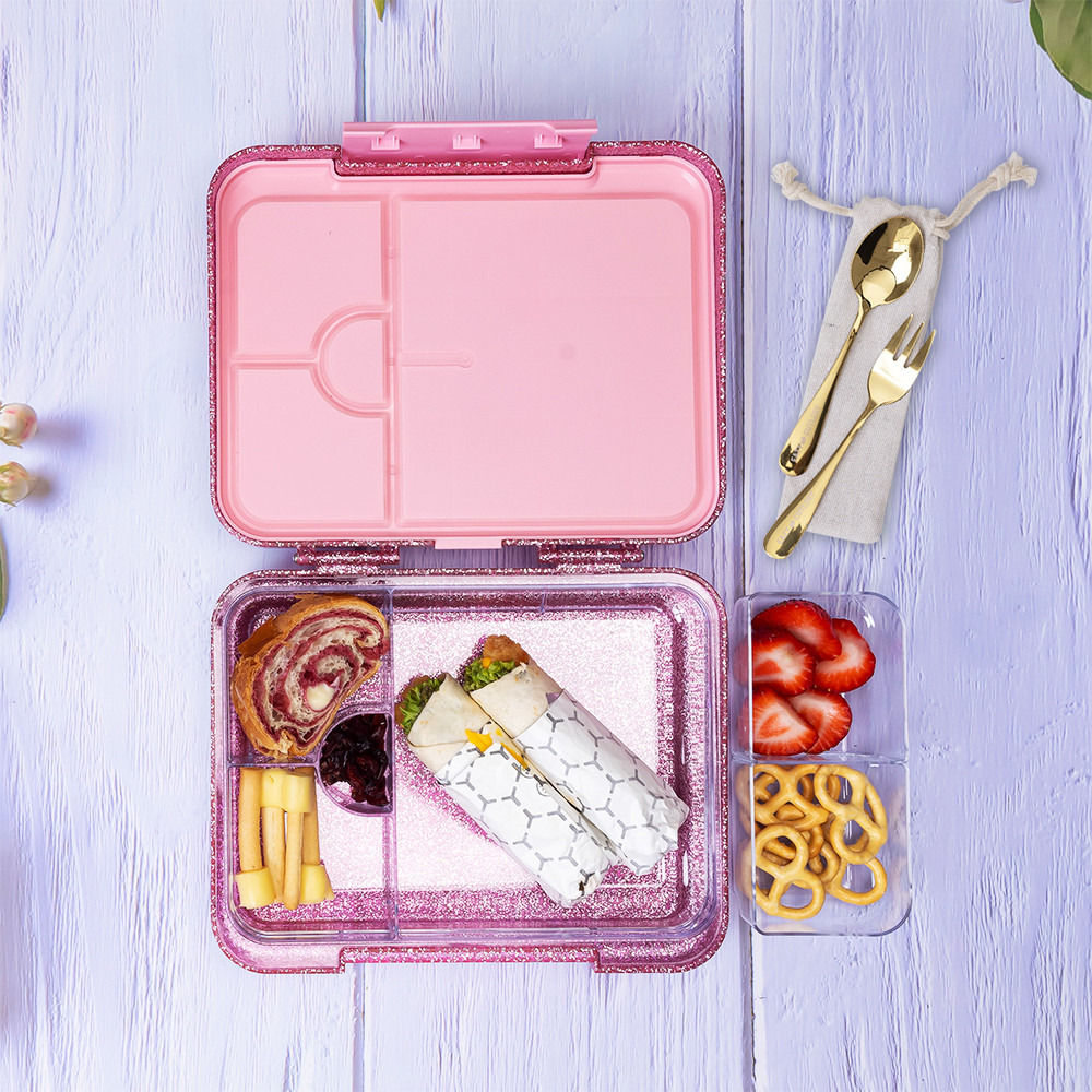 صندوق غداء جليتر بفواصل قابلة للتعديل من إيزي كيدز-school-lunchessentials-lunchboxes-image-4