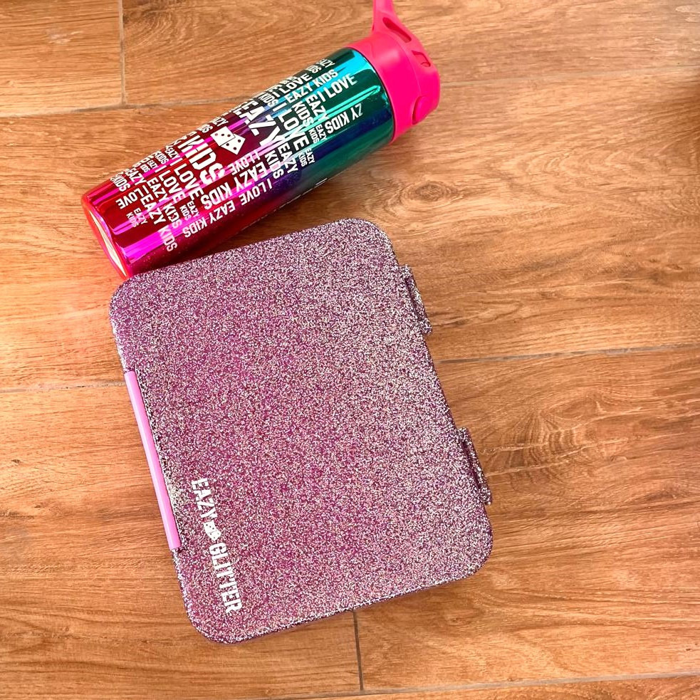 Eazy Kids Glitter Convertible Bento Lunch Box for Kids with 6 Compartments-school-lunchessentials-lunchboxes-image-9