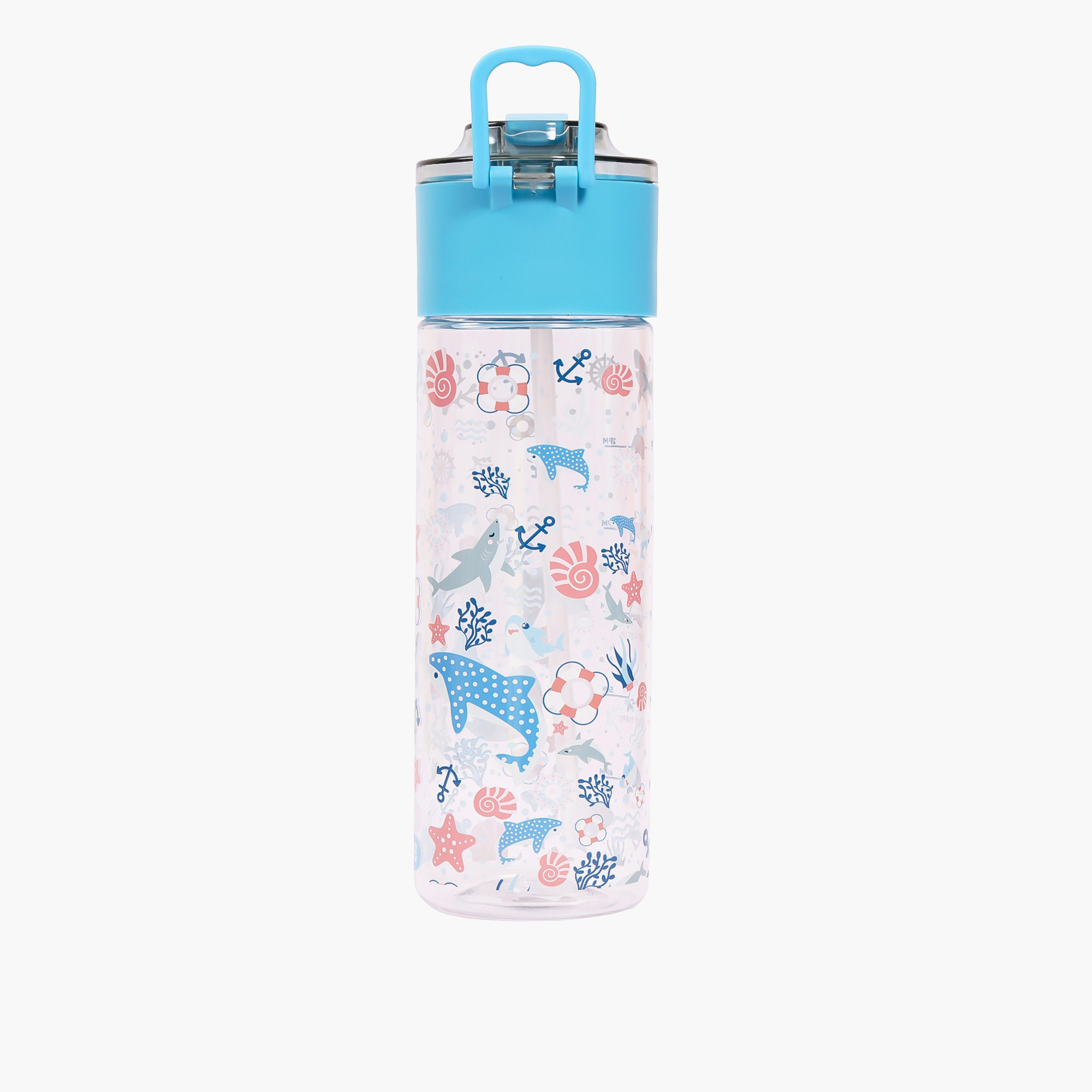 Eazy Kids Shark Tritan Water Bottle - 450 ml-school-waterbottles-image-2
