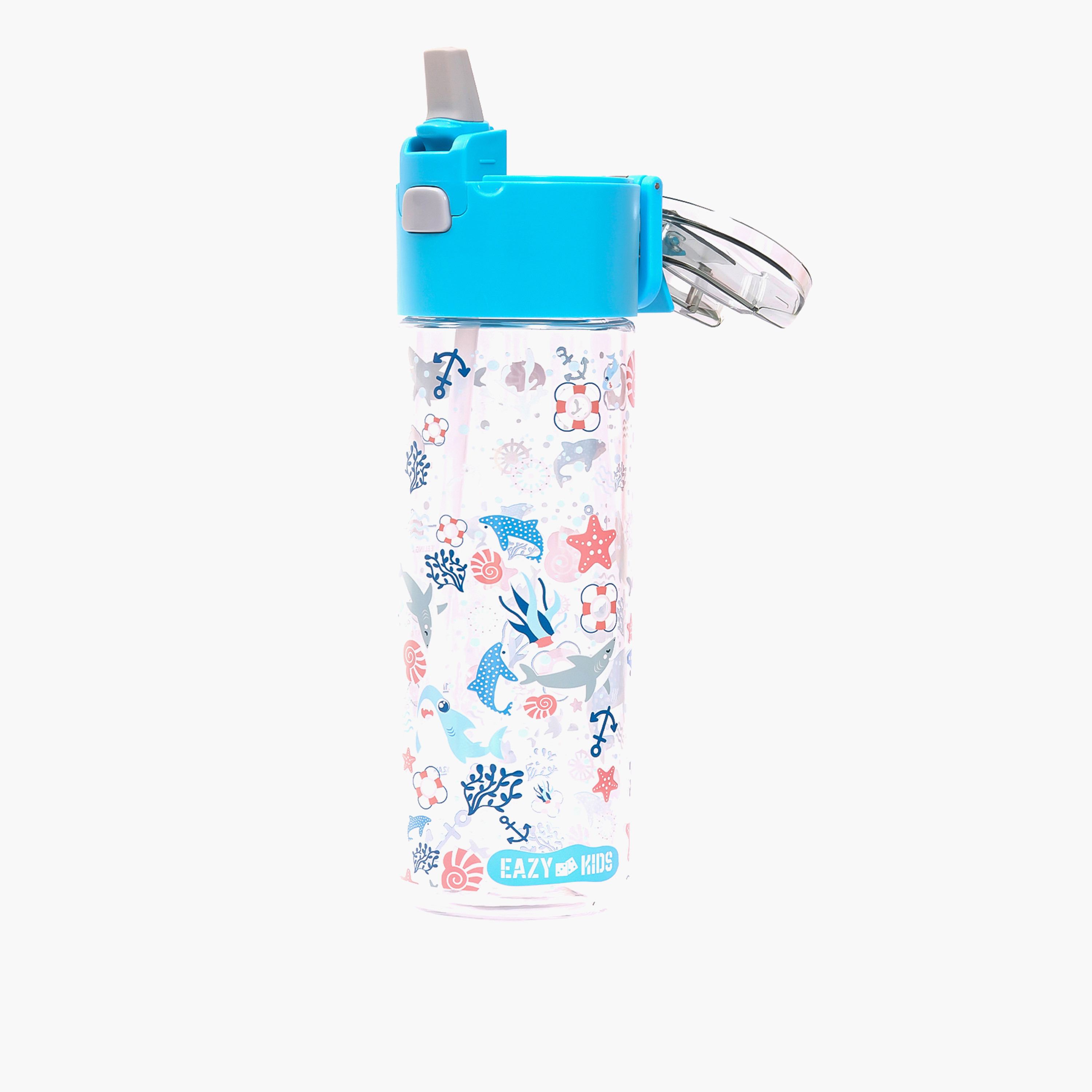 Eazy Kids Shark Tritan Water Bottle - 450 ml-school-waterbottles-image-7