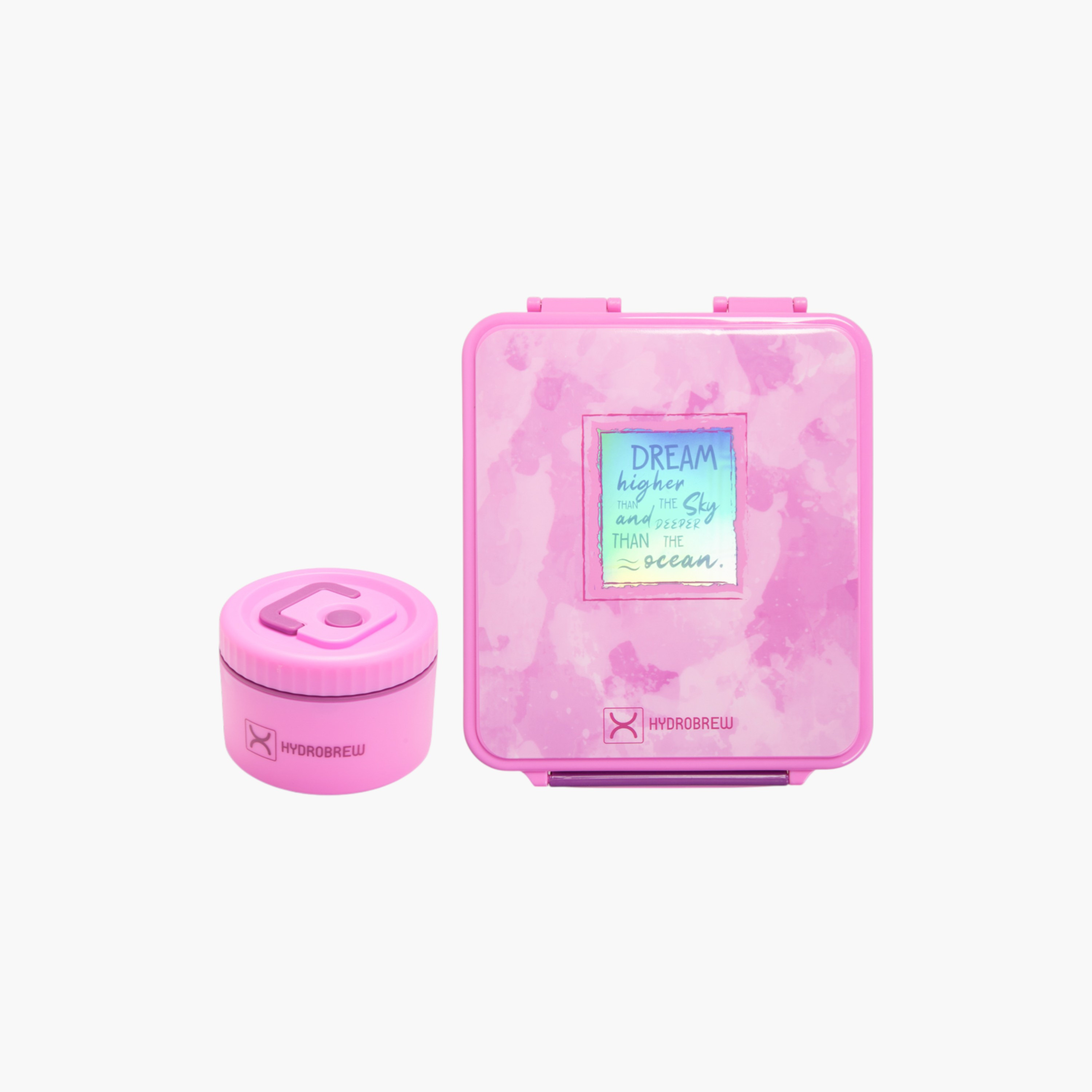 Hydrobrew Printed Bento Lunch Box with Steel Food Jar-school-lunchessentials-lunchboxes-image-1