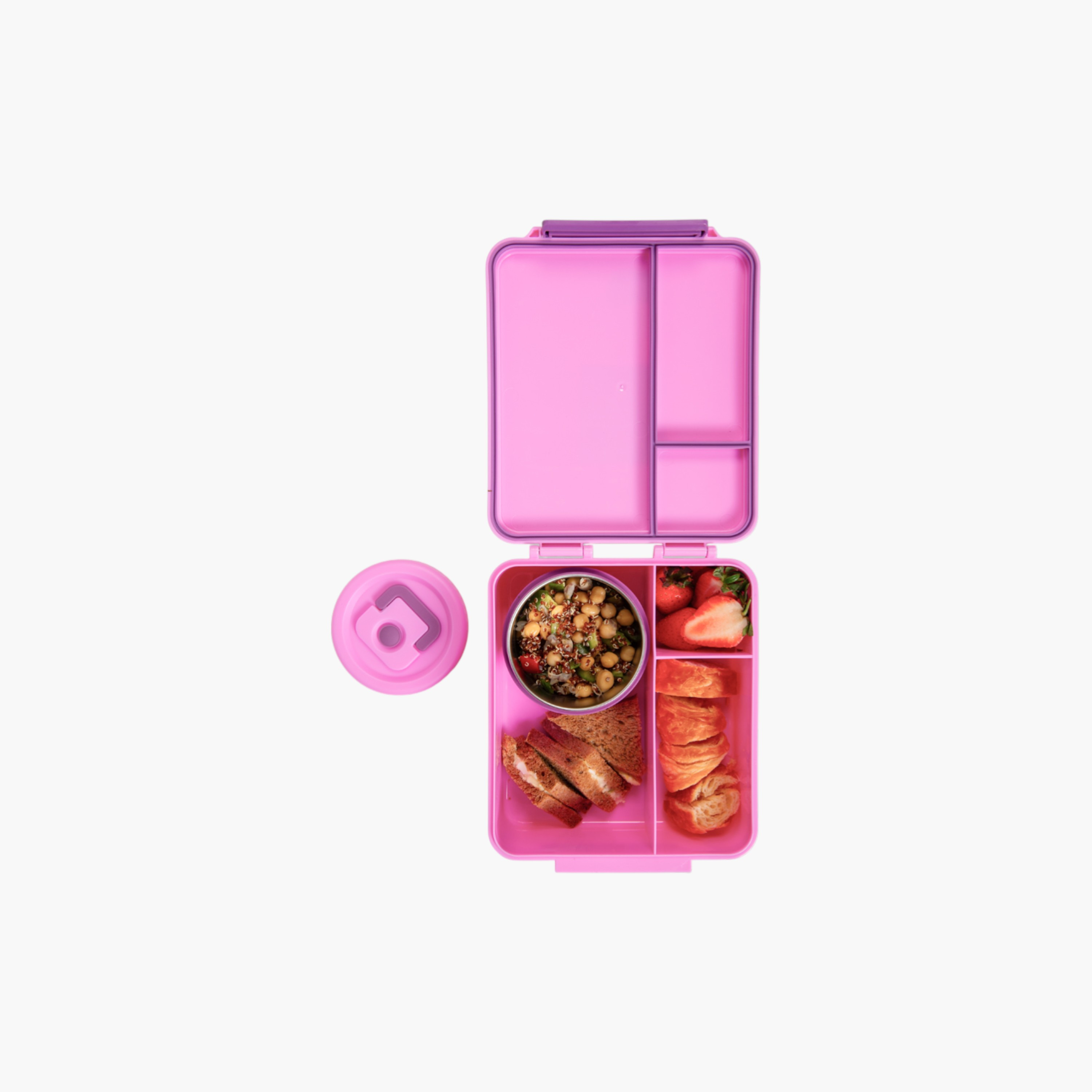 صندوق غداء بنتو بطبعات مع جرة طعام ستيل من هايدروبرو-school-lunchessentials-lunchboxes-image-5