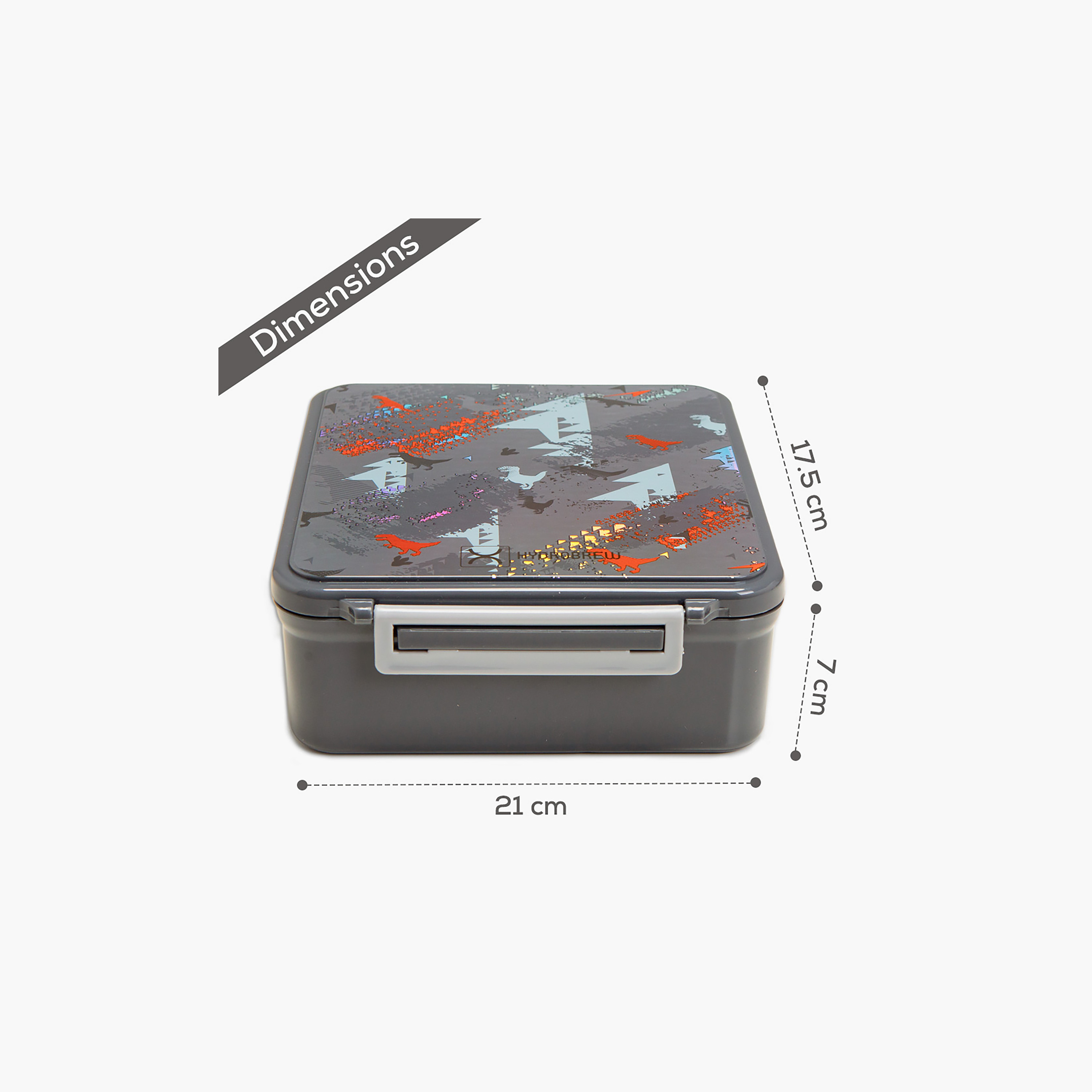 صندوق غداء بينتو بطبعات ديناصور مع جرة طعام فولاذ من هايدروبرو-school-lunchessentials-lunchboxes-image-3
