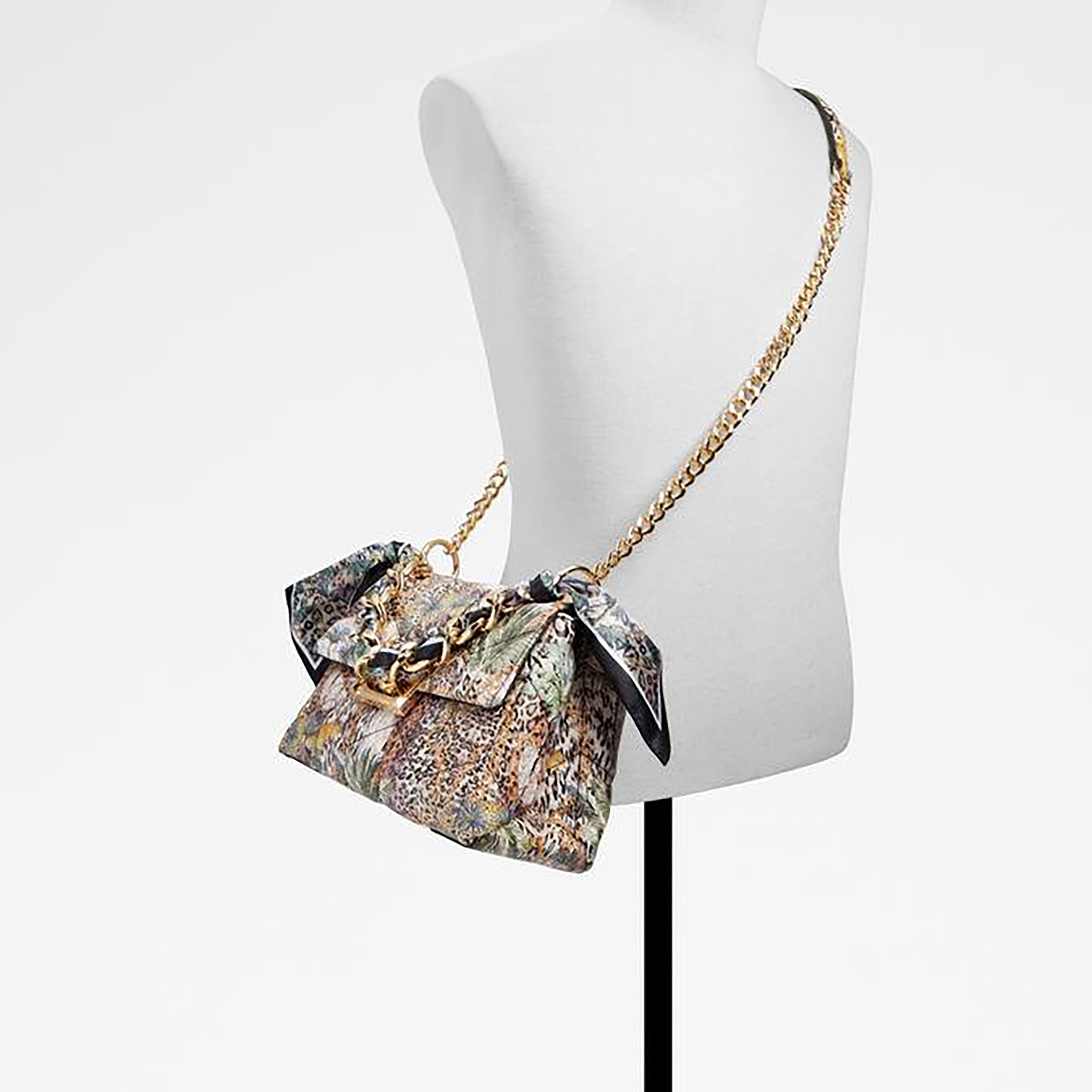 Aldo Jermey Printed Crossbody Bag with Twist Lock Closure and Chain Strap-women-bagsandwallets-handbags-image-4