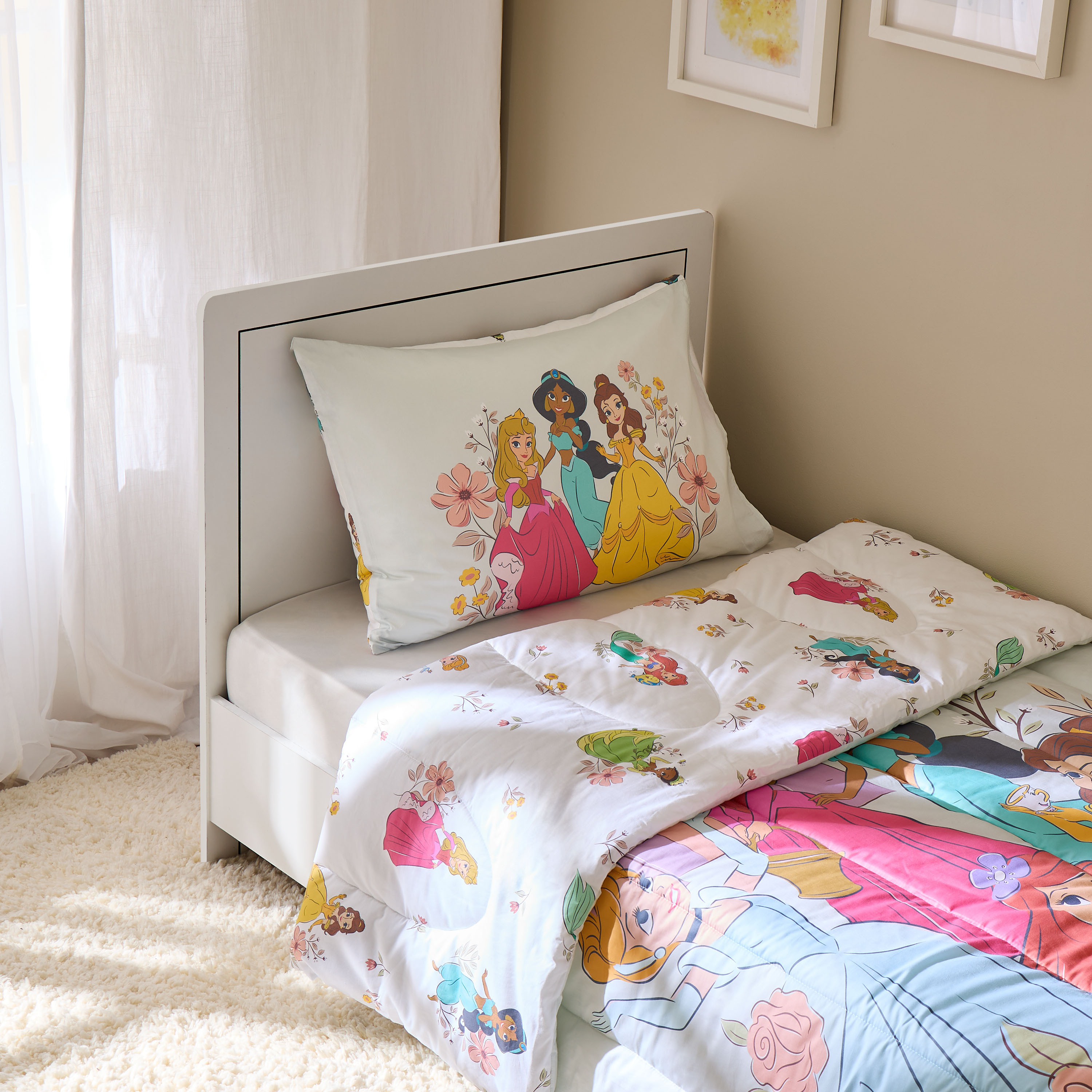 Disney Toddler Bedding Set with Princess Print, 160x220 cm-baby-nursery-toddlerbedding-image-3