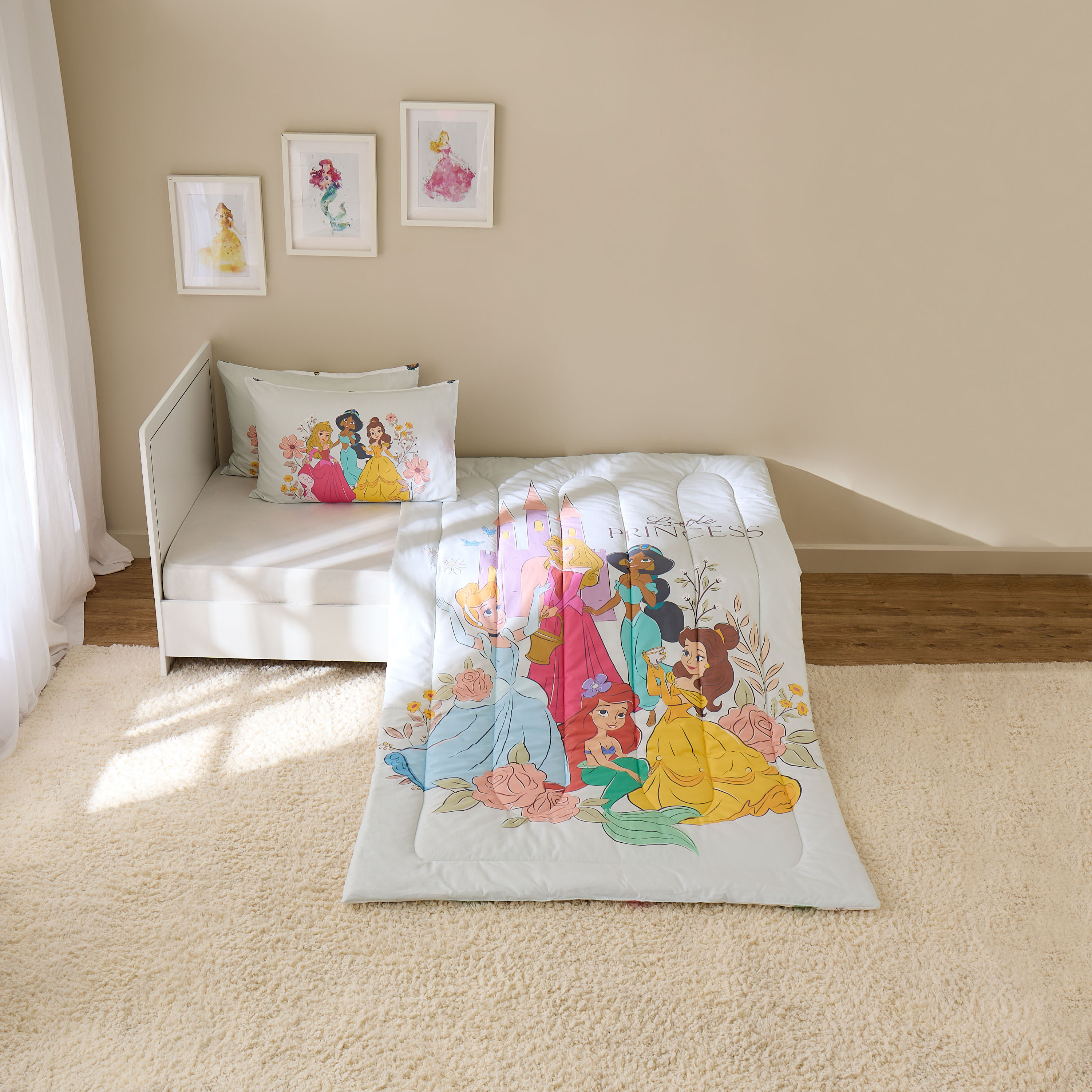 Disney Toddler Bedding Set with Princess Print, 135 x 220 cm-baby-nursery-toddlerbedding-image-2