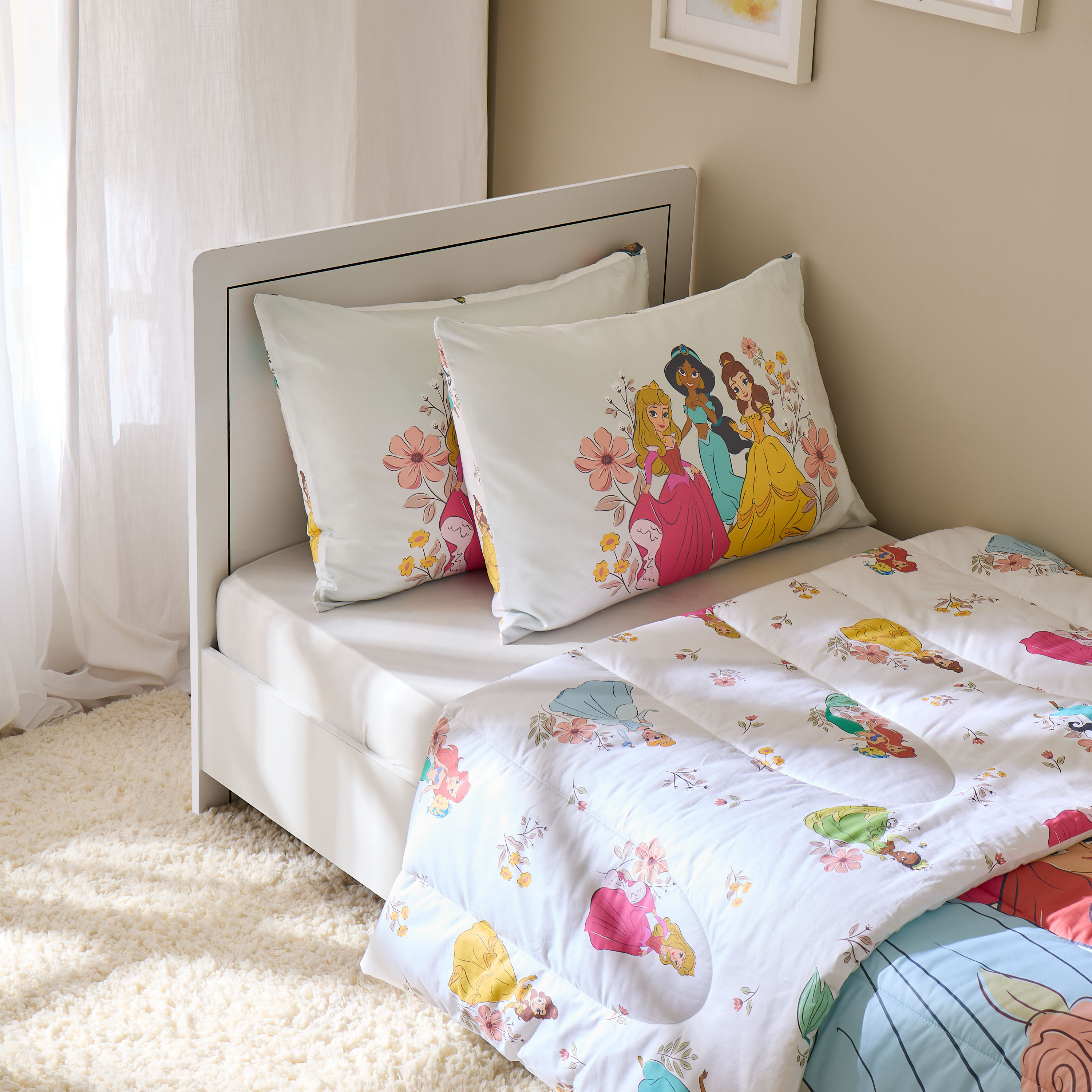 Disney Toddler Bedding Set with Princess Print, 135 x 220 cm-baby-nursery-toddlerbedding-image-3