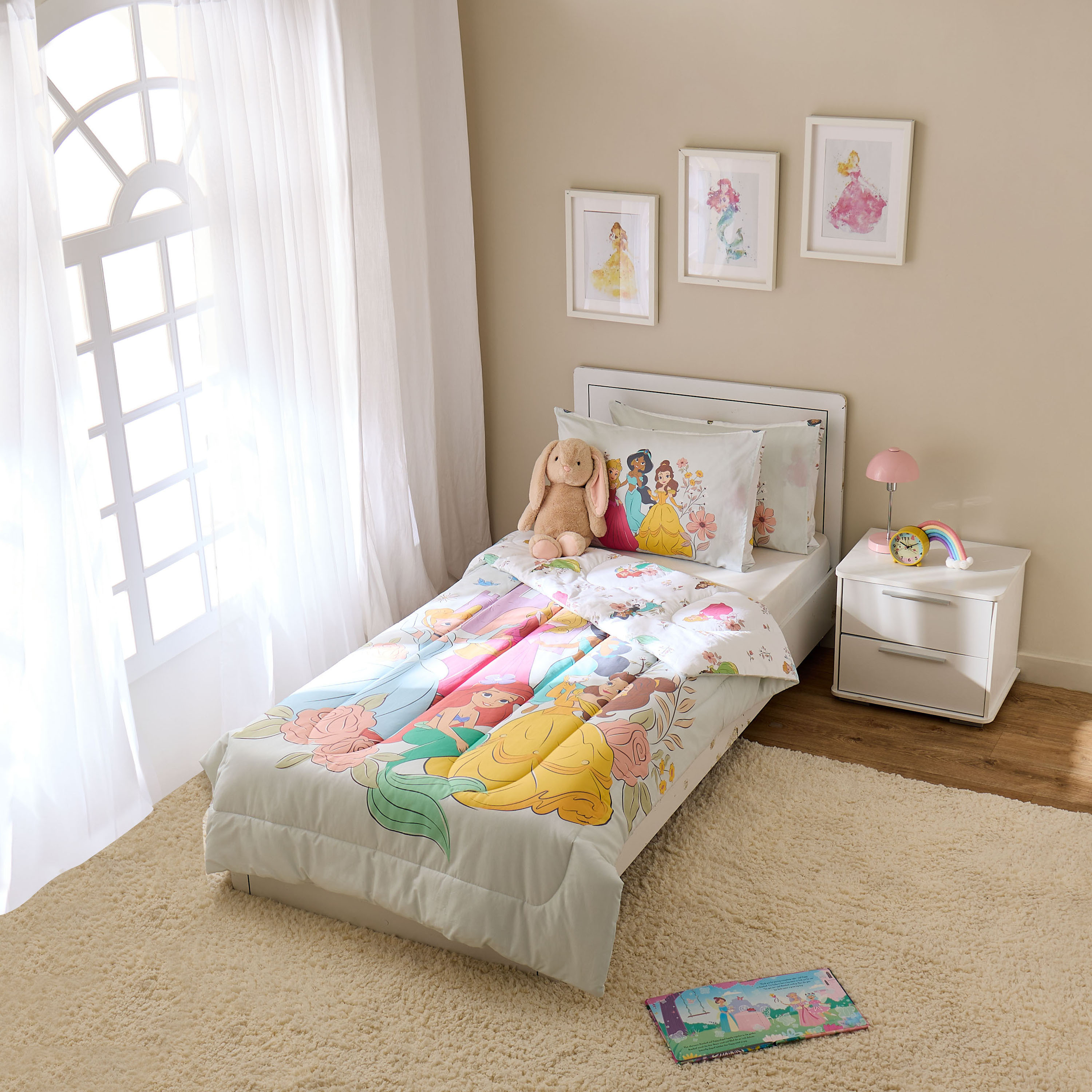Disney Toddler Bedding Set with Princess Print, 135 x 220 cm-baby-nursery-toddlerbedding-image-8