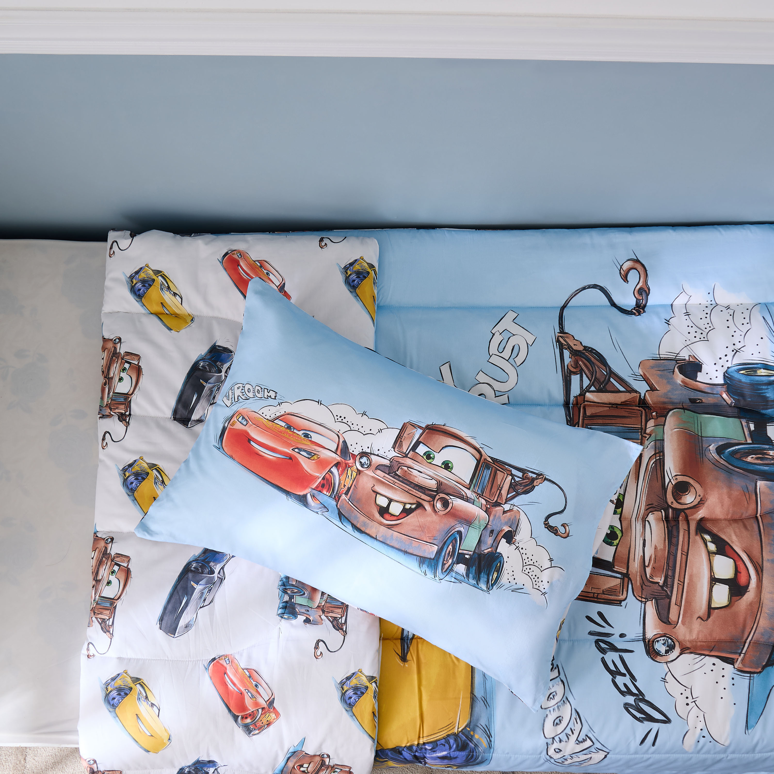 Disney Toddler Bedding Set with Cars Print, 160x220 cm-baby-nursery-toddlerbedding-image-4
