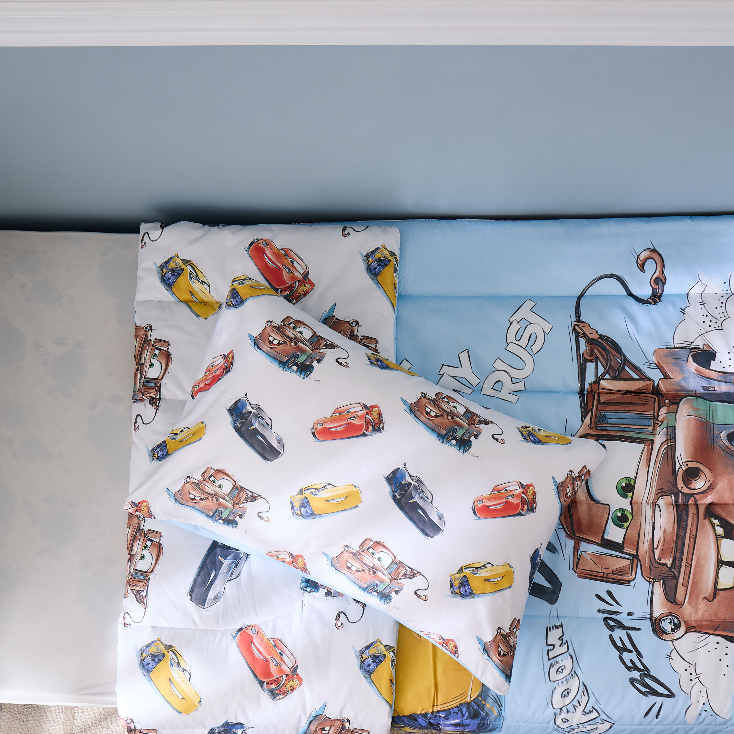 Disney Toddler Bedding Set with Cars Print, 160x220 cm-baby-nursery-toddlerbedding-image-5
