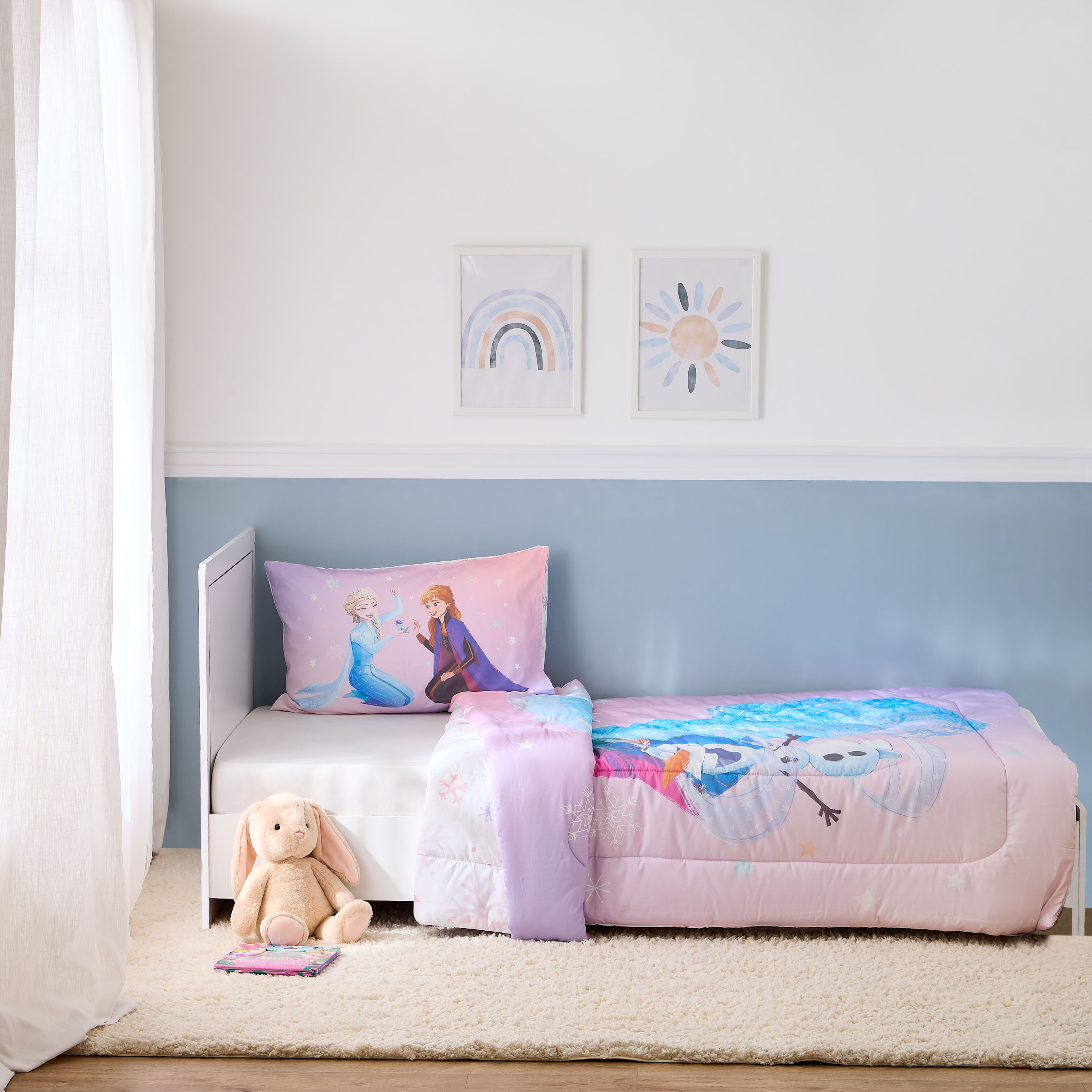 Disney Toddler Bedding Set with Frozen Print, 160x220 cm-baby-nursery-toddlerbedding-image-1