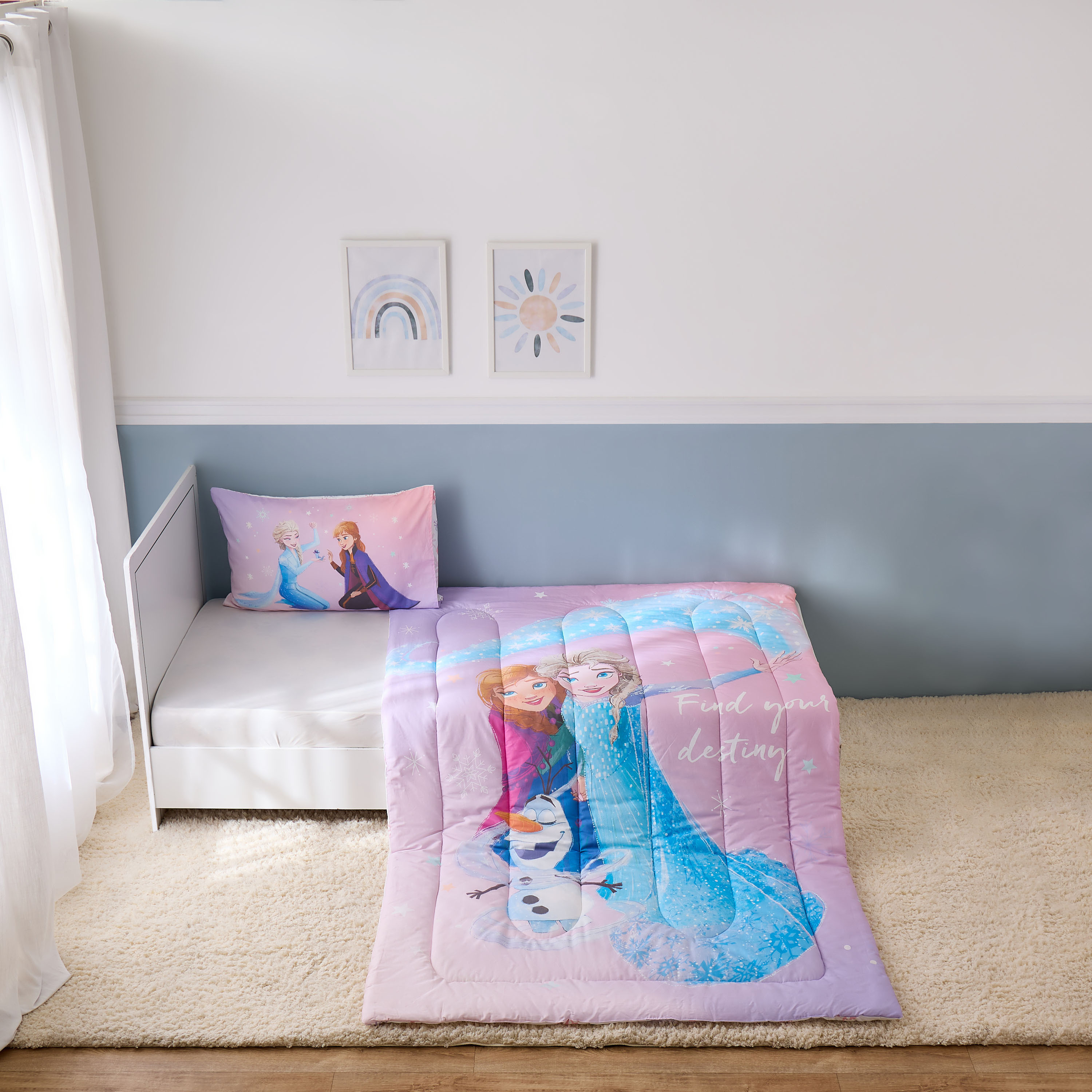 Disney Toddler Bedding Set with Frozen Print, 160x220 cm-baby-nursery-toddlerbedding-image-2