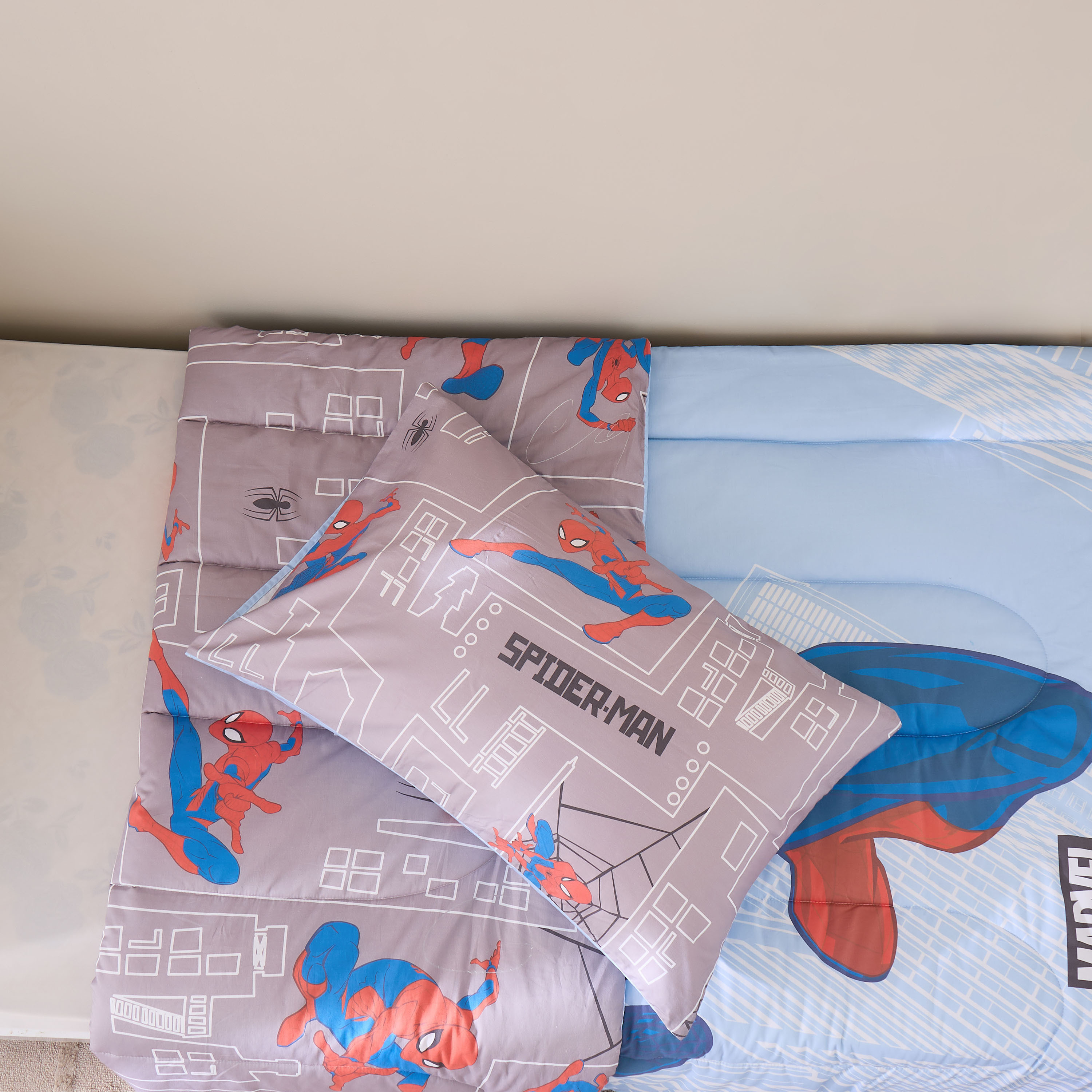 Disney Toddler Bedding Set with Spider-Man Print, 135x220 cm-baby-nursery-toddlerbedding-image-5