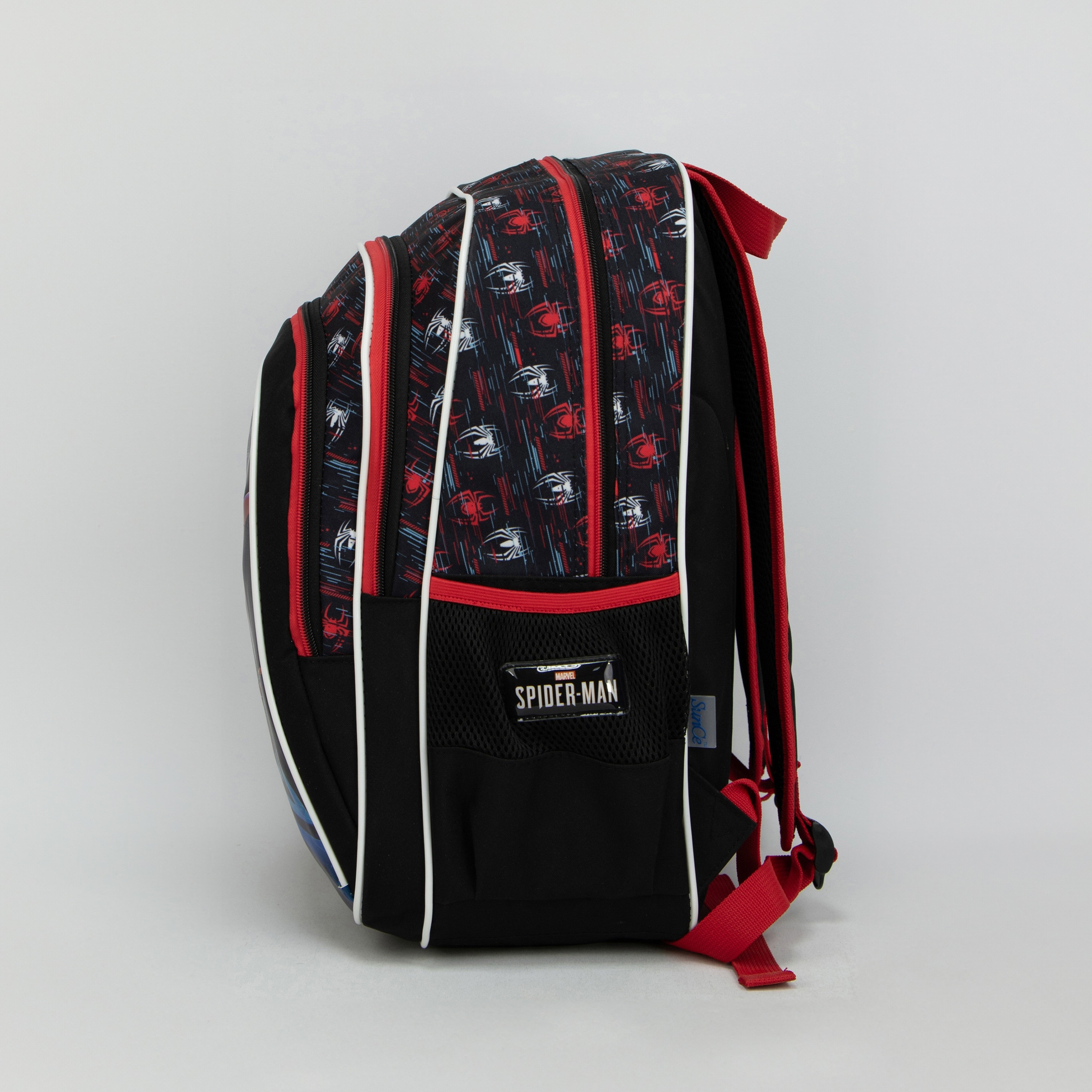 شنطة ظهر بجيوب جانبية وطبعات سبايدرمان من مارفل - 16 بوصة-school-bagsandbackpacks-backpacks-image-5