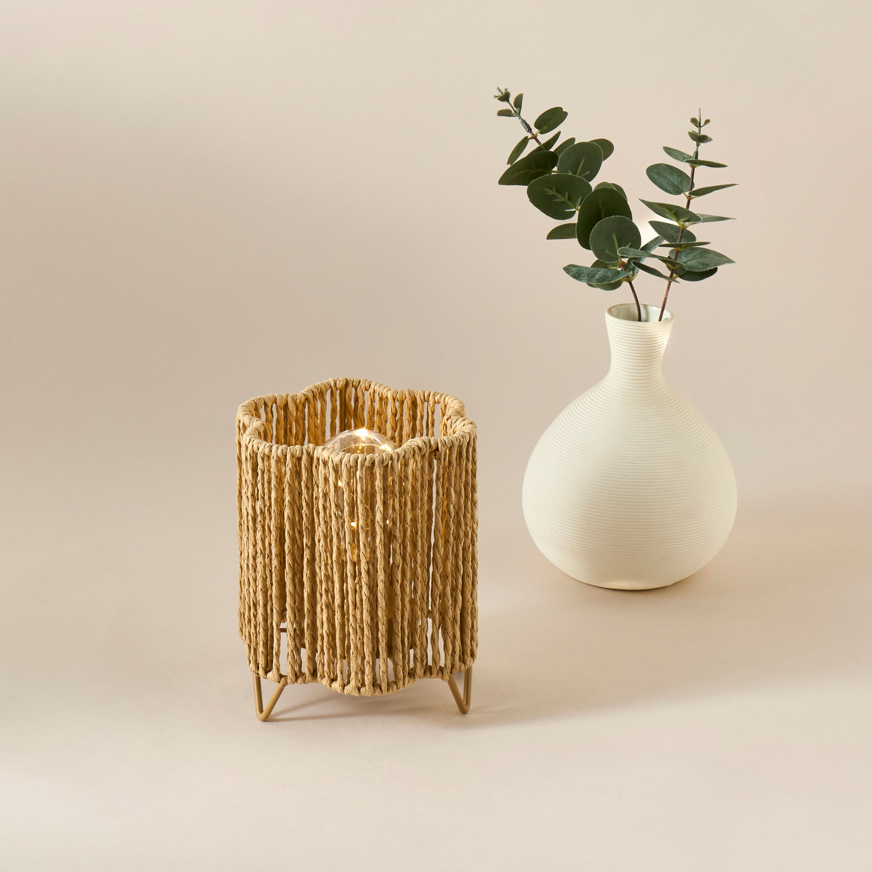 Rattan Weave LED Lantern-household-decor-decorativeobjectsandsculptures-image-2