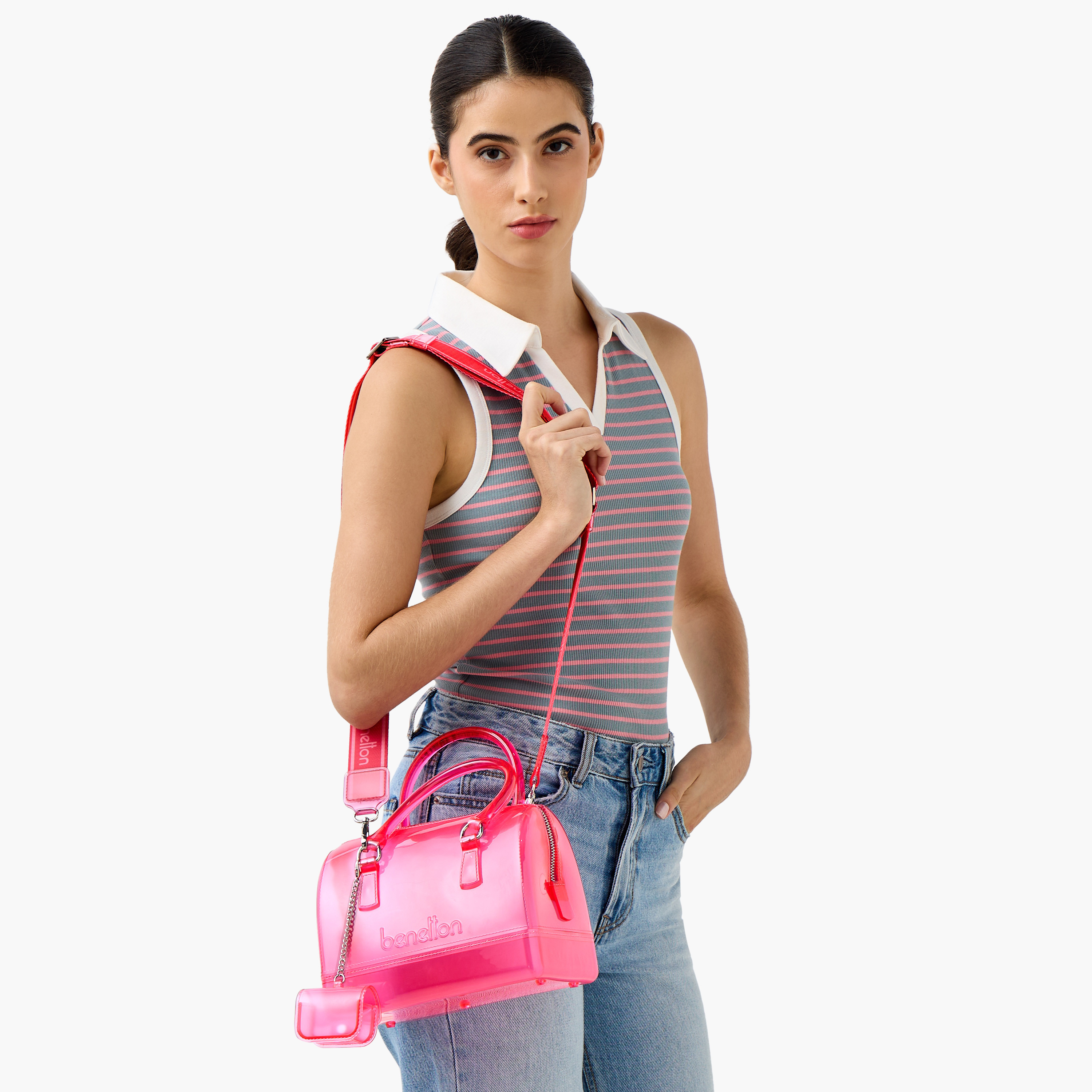 UCB Solid Tote Bag with Pouch-women-bagsandwallets-handbags-image-9