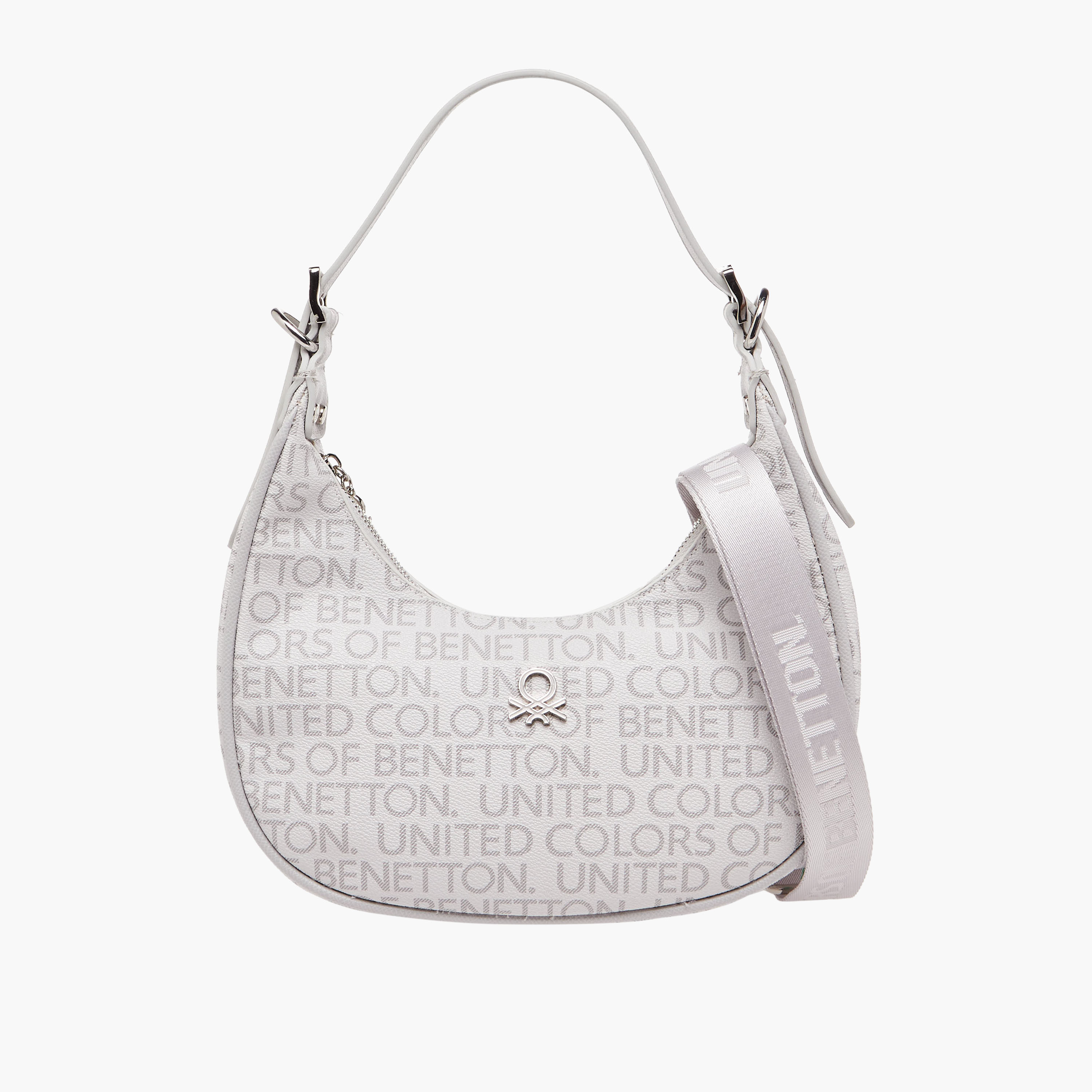 شنطة باجيت بطبعات شعار مع حمالة قابلة للتعديل من يو سي بي-women-bagsandwallets-handbags-image-1