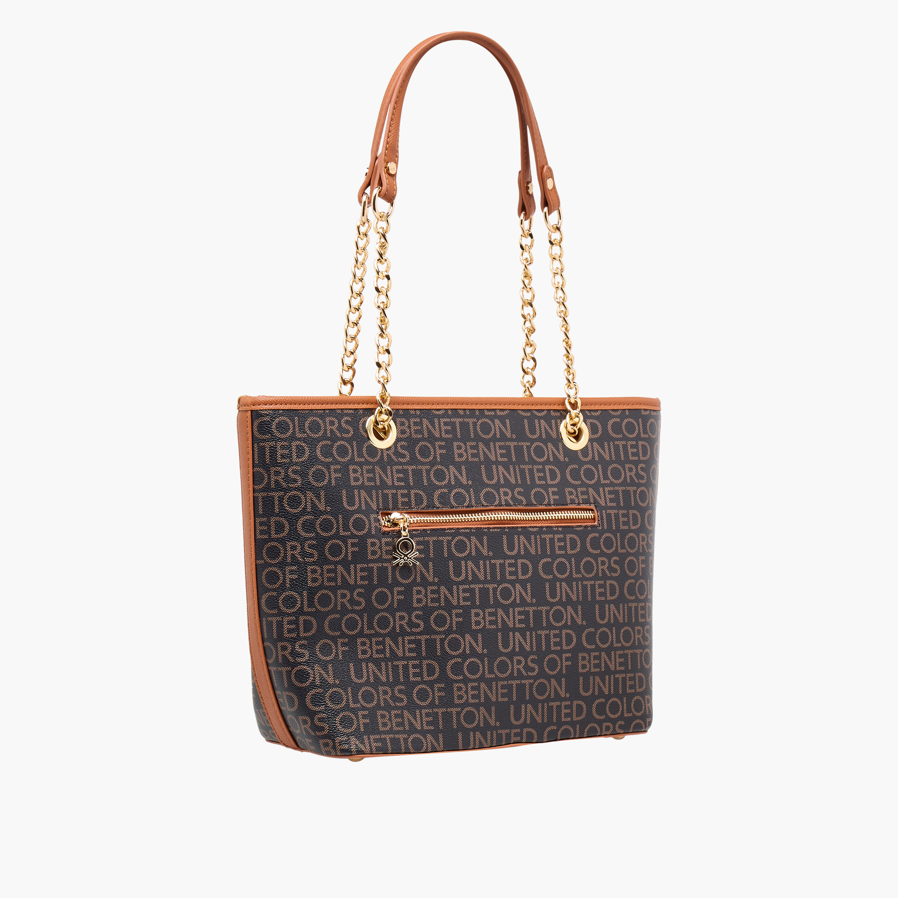 UCB Monogram Print Tote Bag with Double Handle-women-bagsandwallets-handbags-image-4