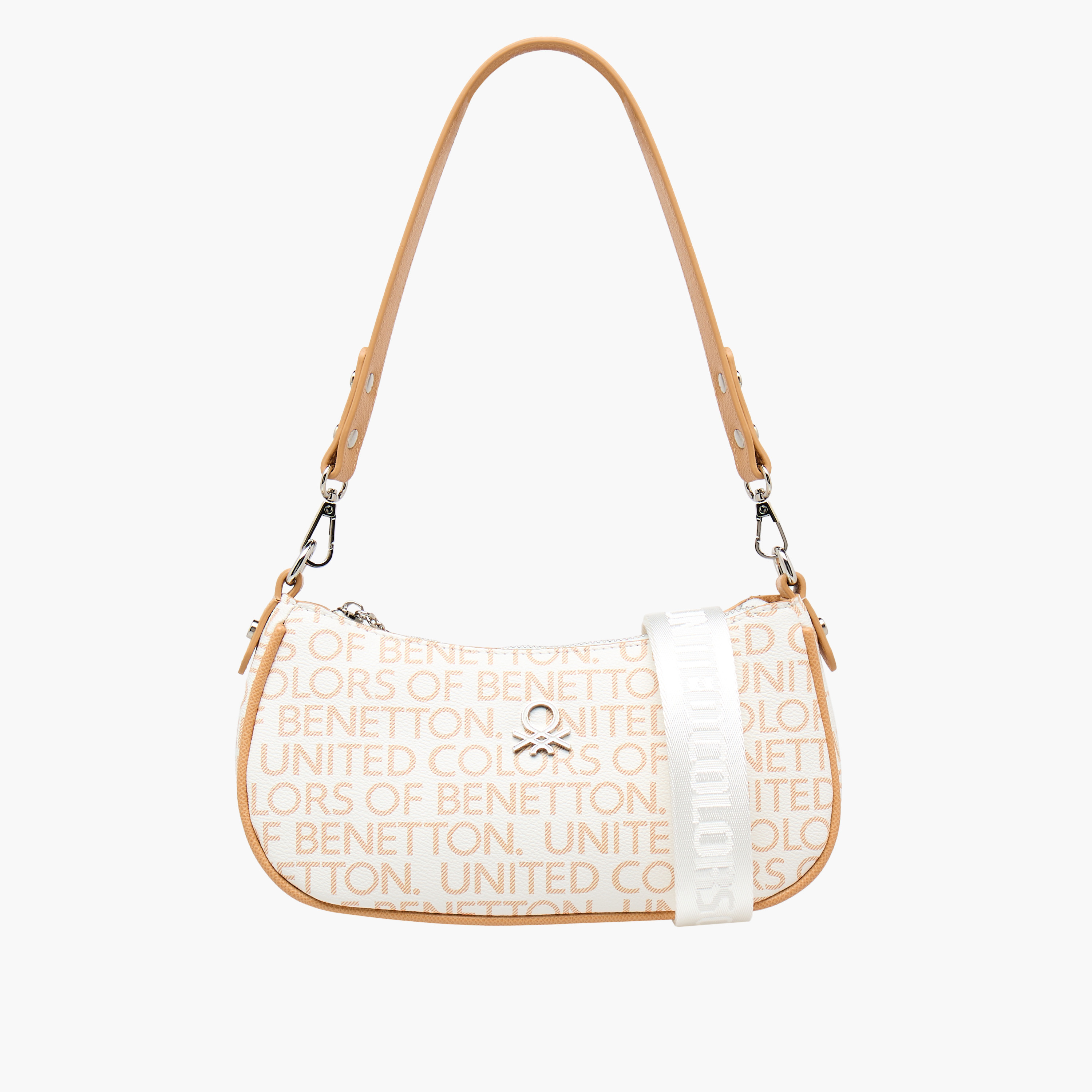 شنطة كروس بطبعات شعار مع حزام قابل للتعديل من يو سي بي-women-bagsandwallets-handbags-image-1