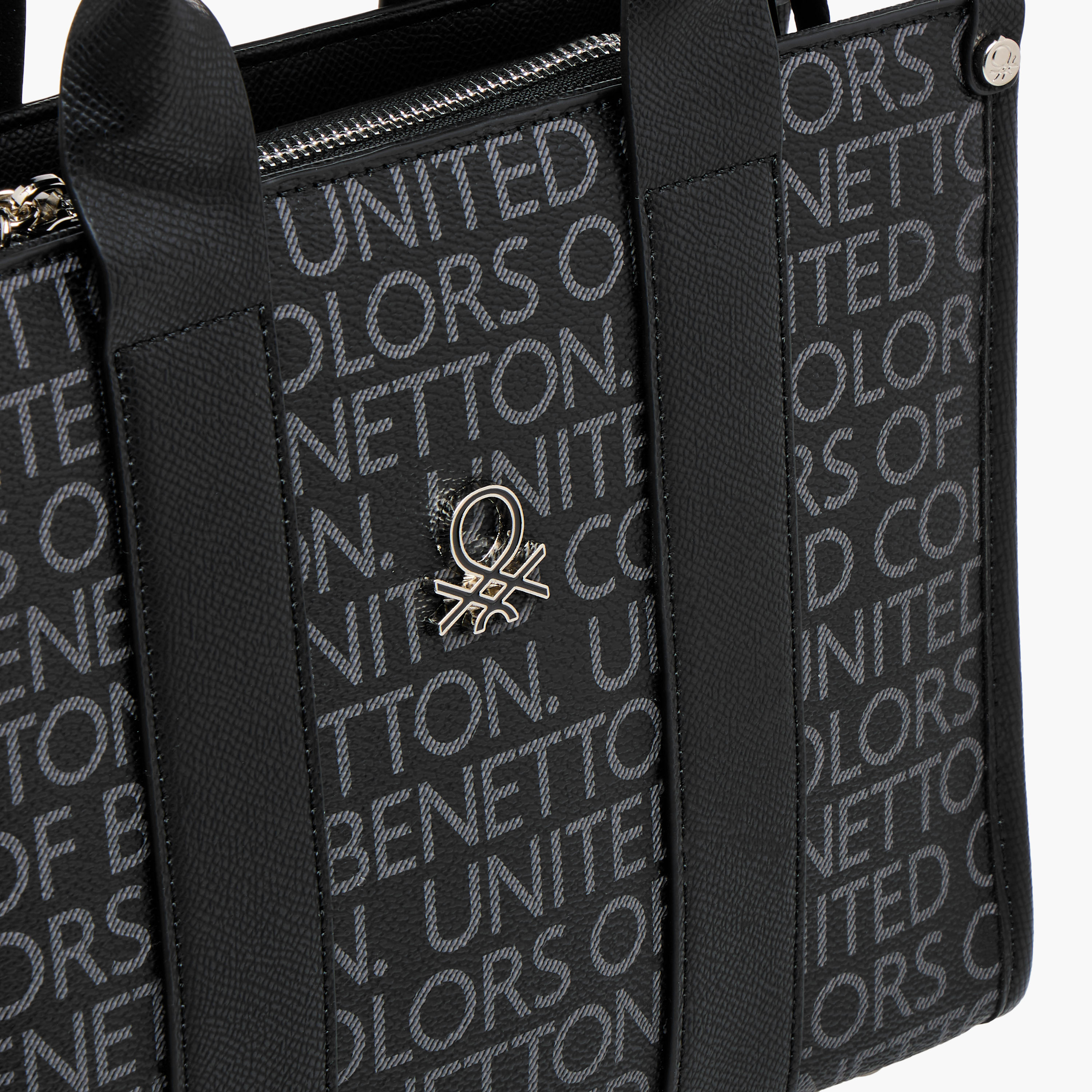UCB Monogram Print Tote Bag with Detachable Strap-women-bagsandwallets-handbags-image-4