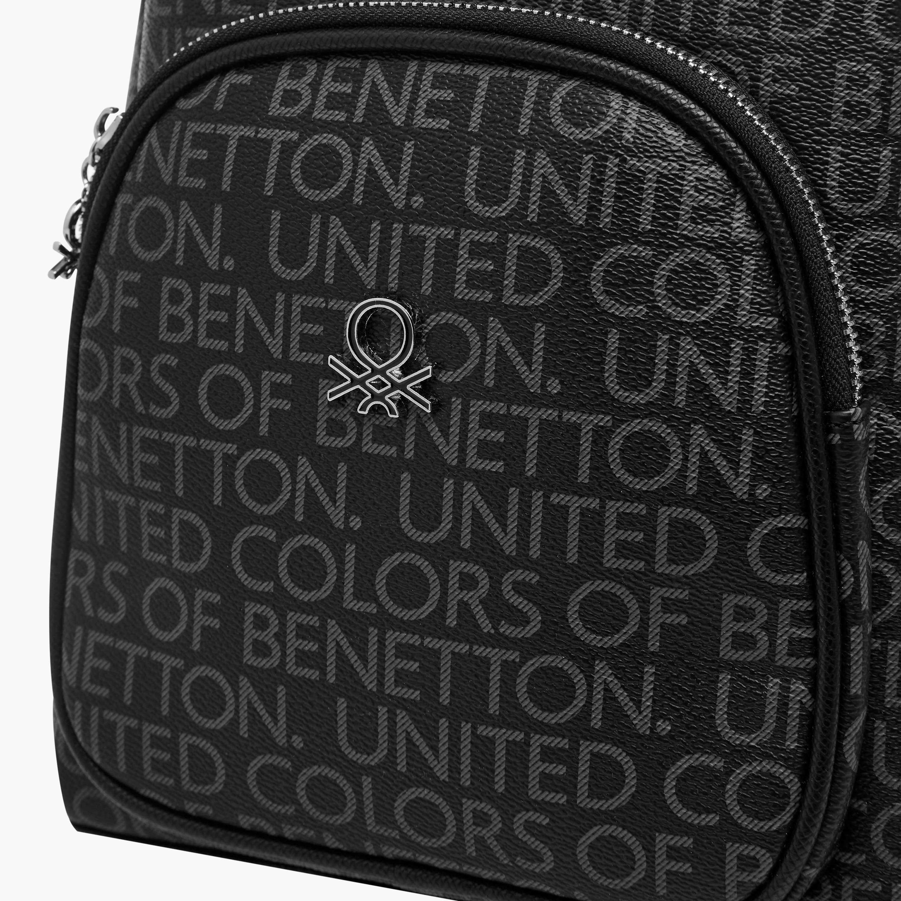 UCB Monogram Print Backpack with Adjustable Shoulder Straps-women-bagsandwallets-backpacks-image-5