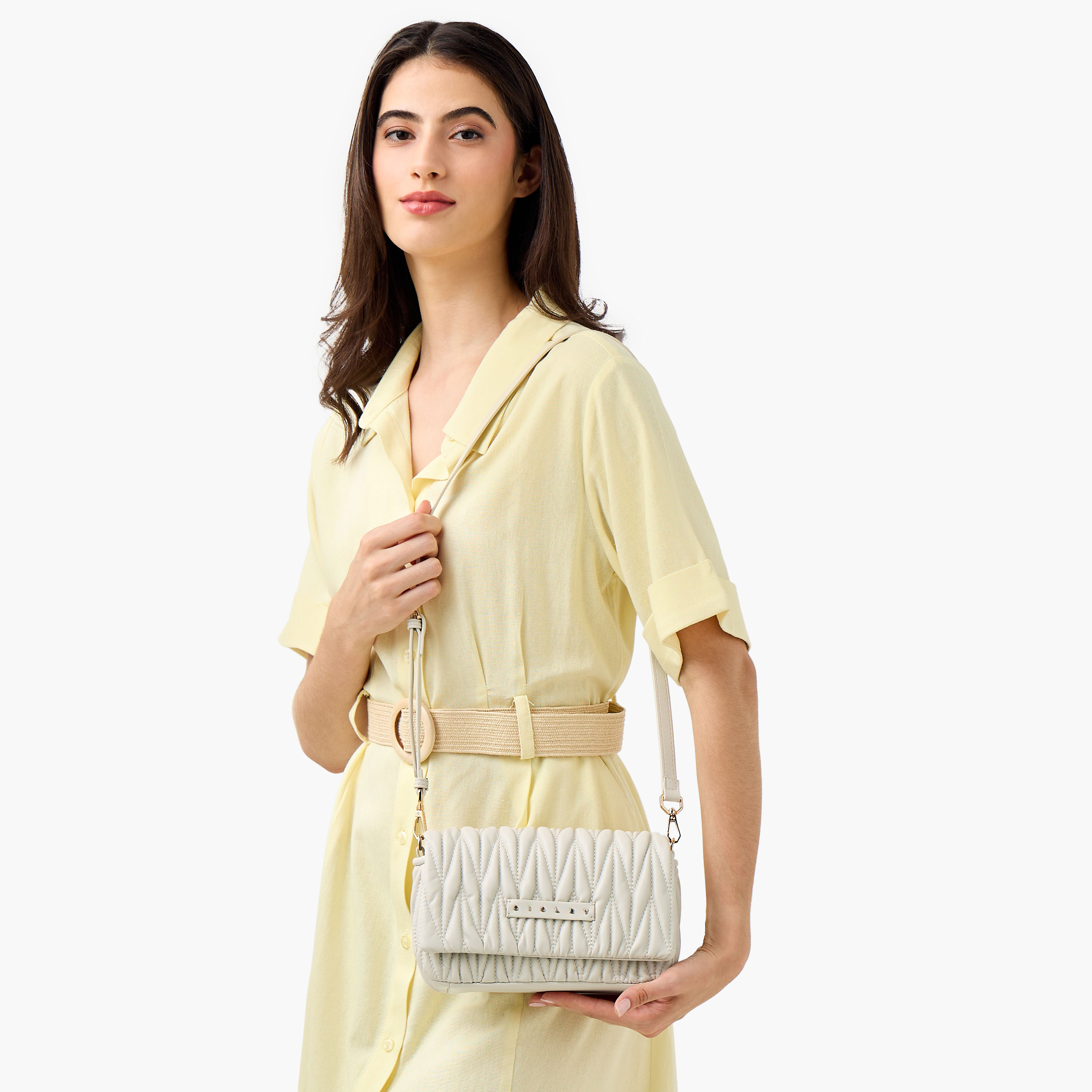 Sisley Quilted Crossbody Bag with Chain Strap-women-bagsandwallets-handbags-image-2