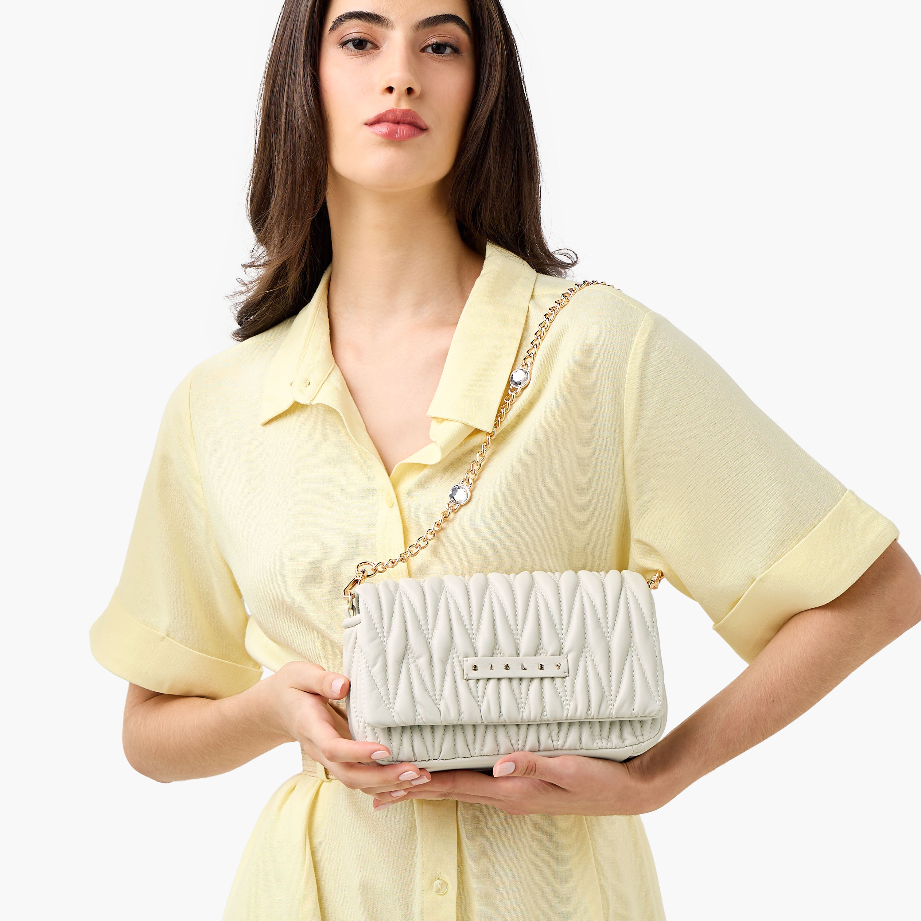 Sisley Quilted Crossbody Bag with Chain Strap-women-bagsandwallets-handbags-image-8