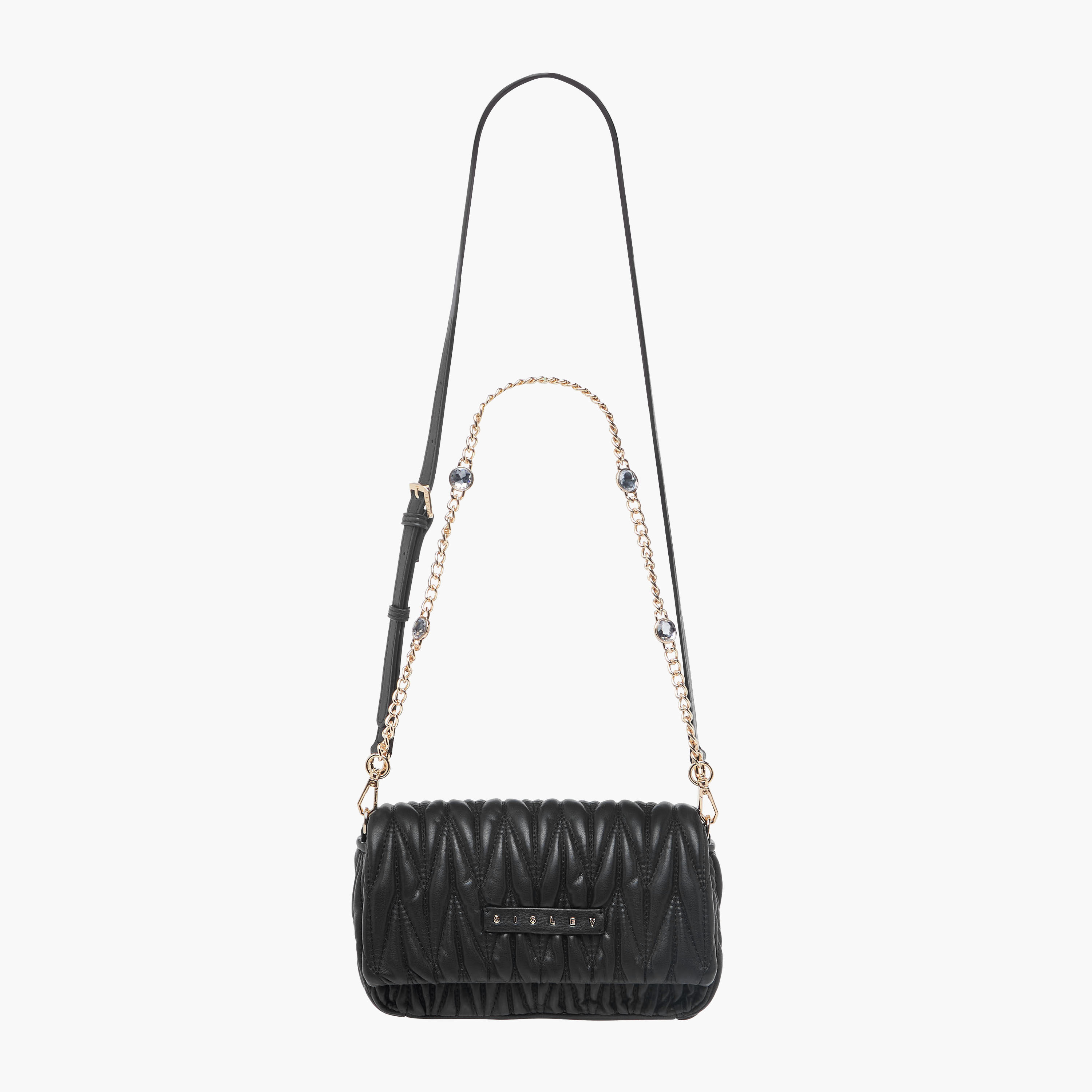 شنطة كروس بودي مبطنة بحزام سلسلة من سيسلي-women-bagsandwallets-handbags-image-3