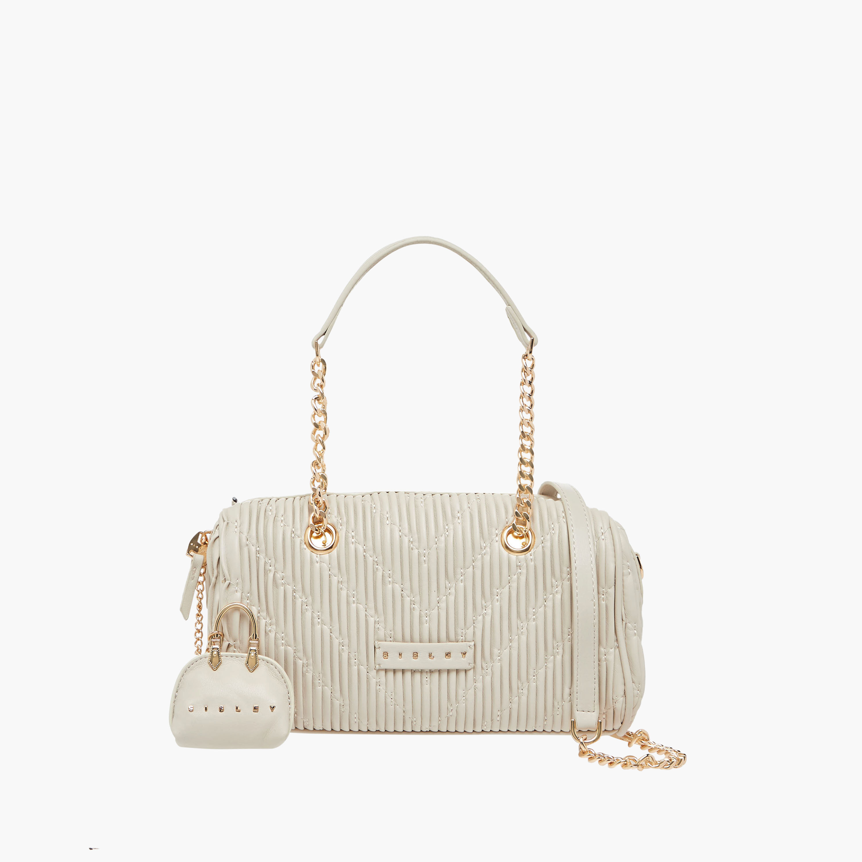 Sisley Quilted Crossbody Bag with Chain Strap-women-bagsandwallets-handbags-image-1
