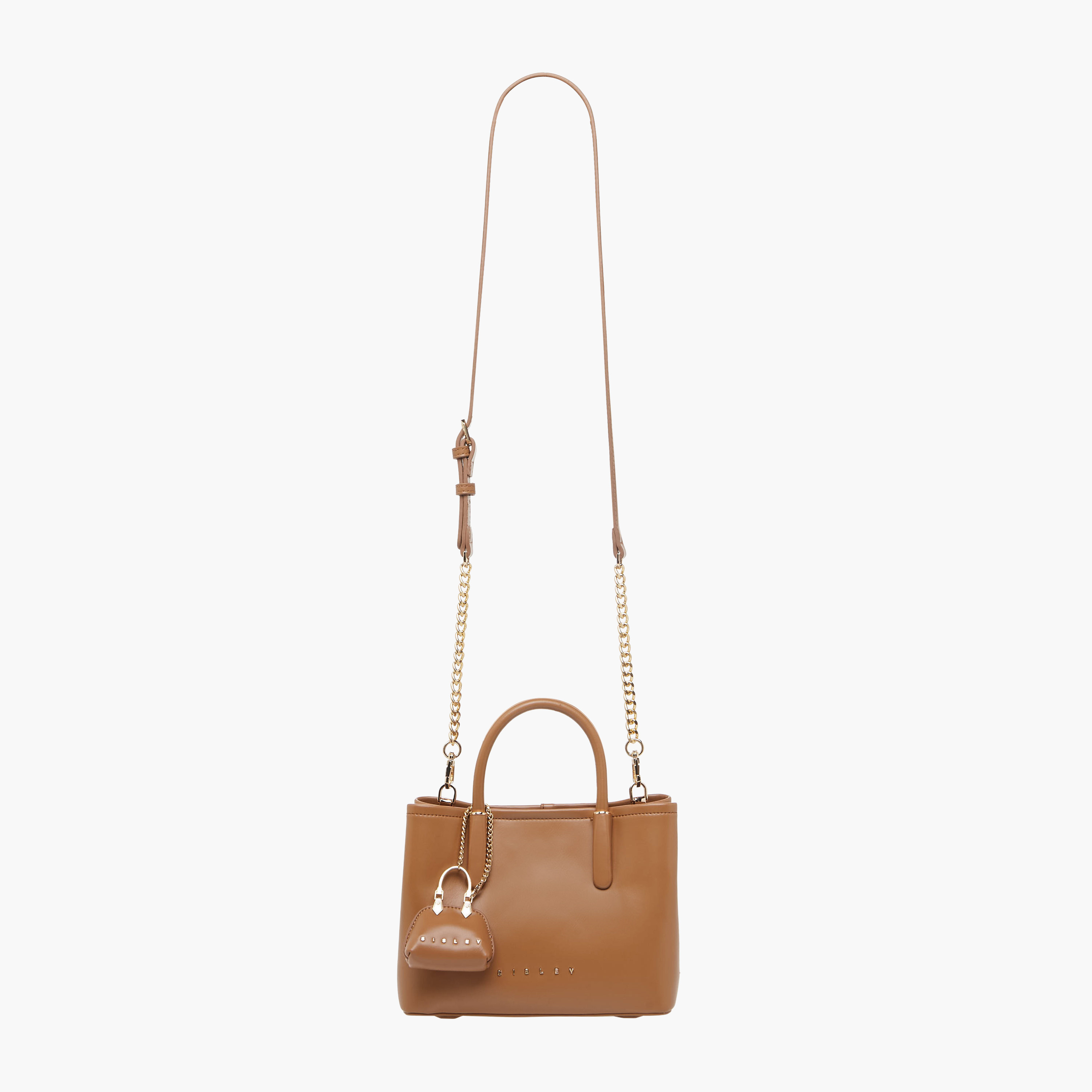 Sisley Textured Tote Bag with Charm-women-bagsandwallets-handbags-image-3