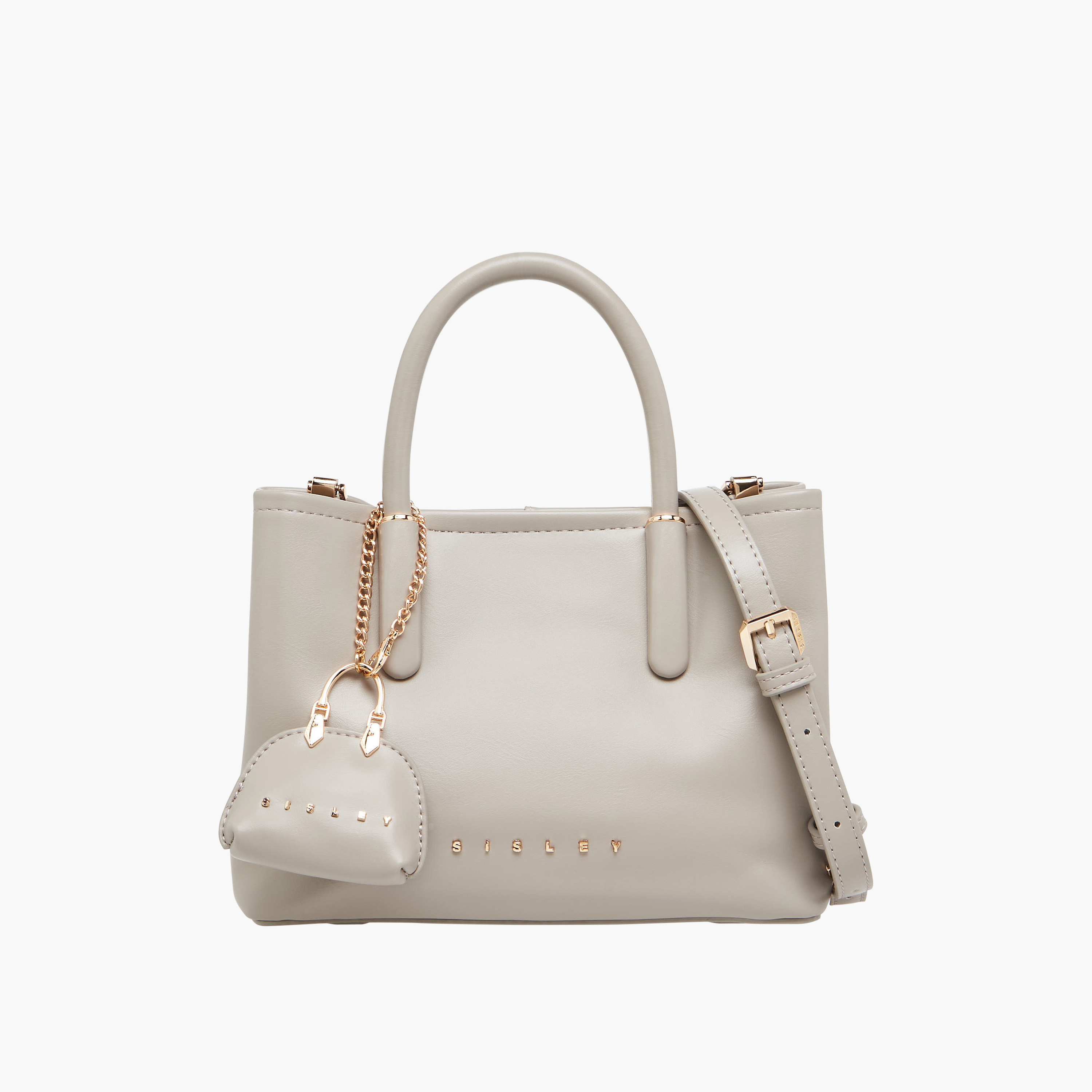 Sisley Solid Tote Bag with Detachable Strap-women-bagsandwallets-handbags-image-1