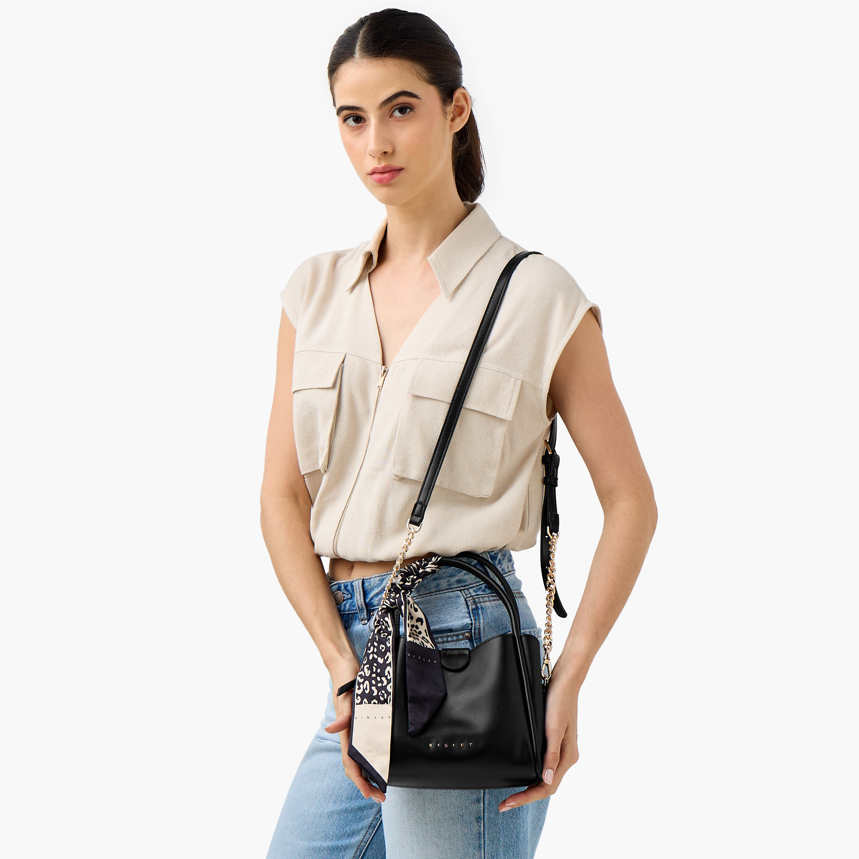 شنطة كروس بودي بارزة الملمس بزينة وشاح وسلسلة من سيسلي-women-bagsandwallets-handbags-image-8
