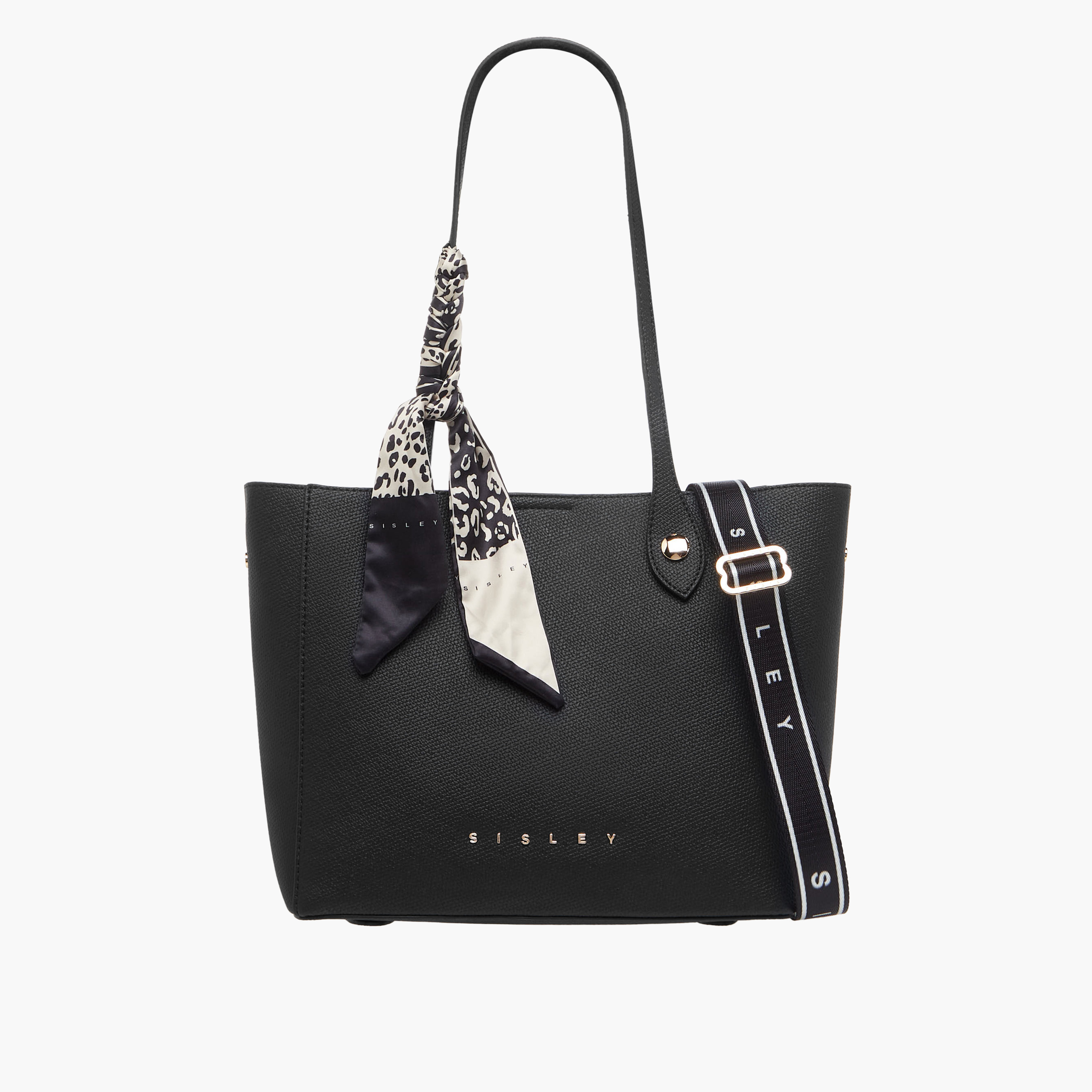 شنطة توت بارزة الملمس بتفاصيل وشاح من سيسلي-women-bagsandwallets-handbags-image-1