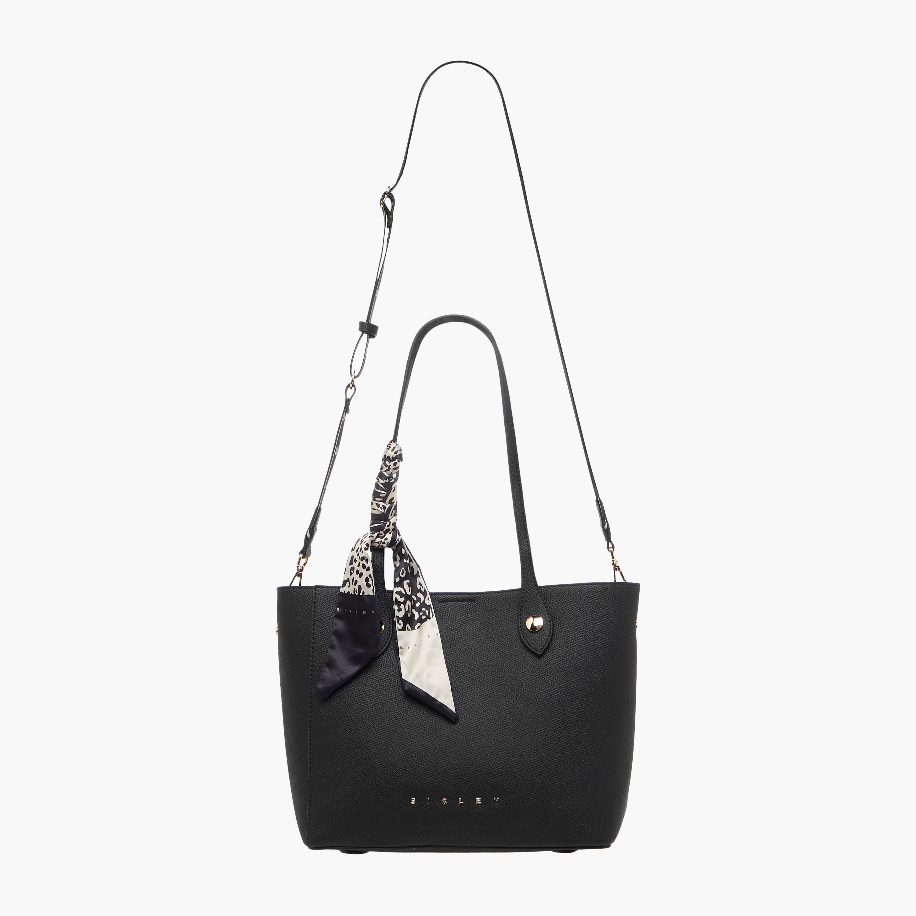 شنطة توت بارزة الملمس بتفاصيل وشاح من سيسلي-women-bagsandwallets-handbags-image-3
