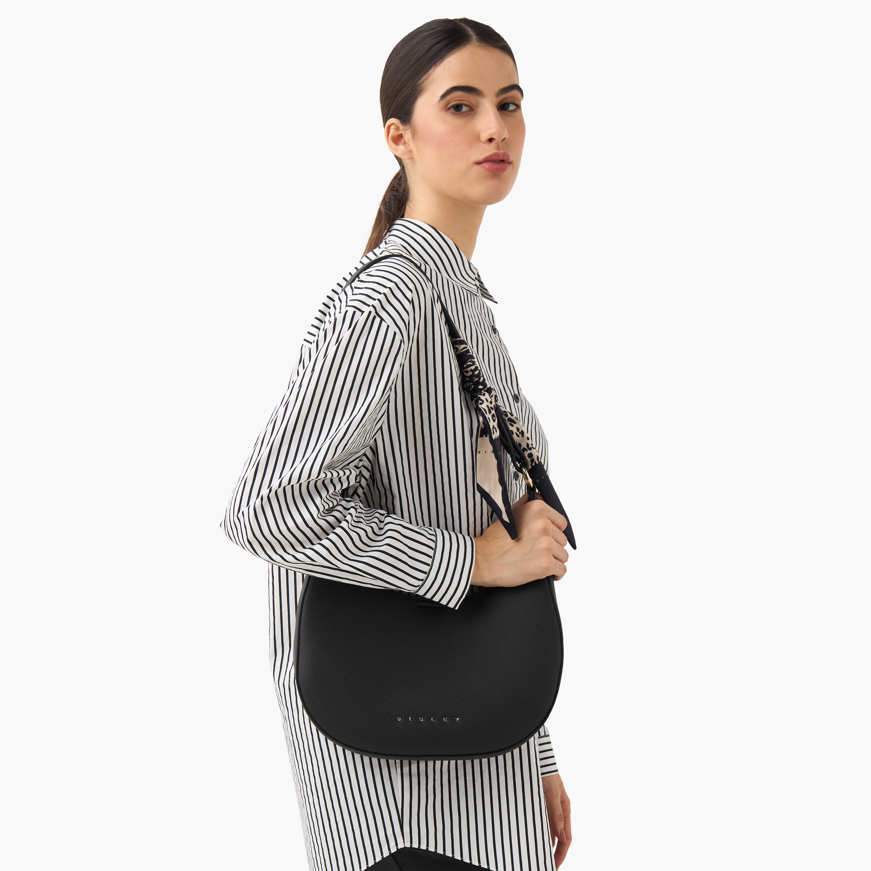 شنطة كتف بارزة الملمس بوشاح من سيسلي-women-bagsandwallets-handbags-image-8