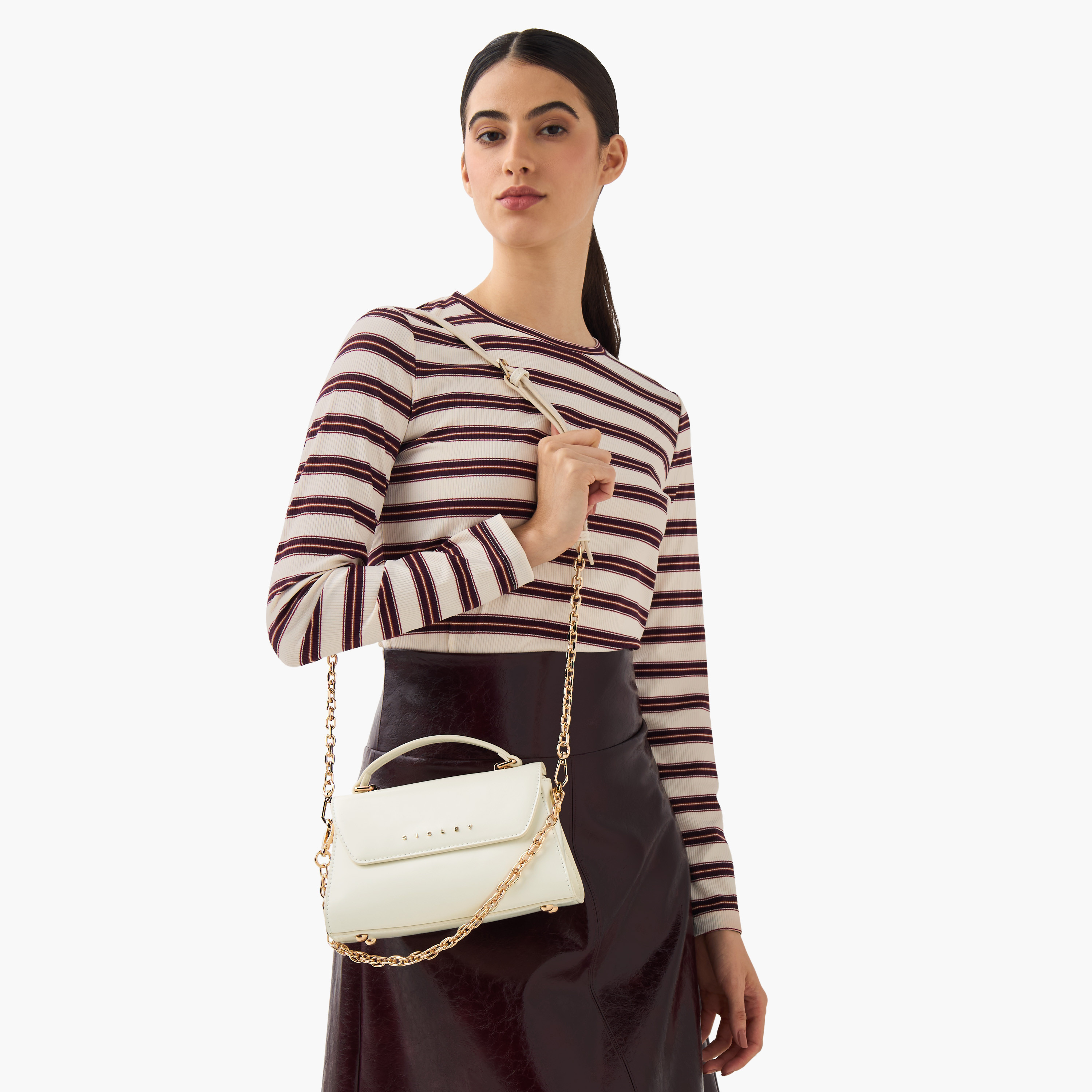 شنطة كروس بودي سادة بزر إغلاق من سيسلي-women-bagsandwallets-handbags-image-2