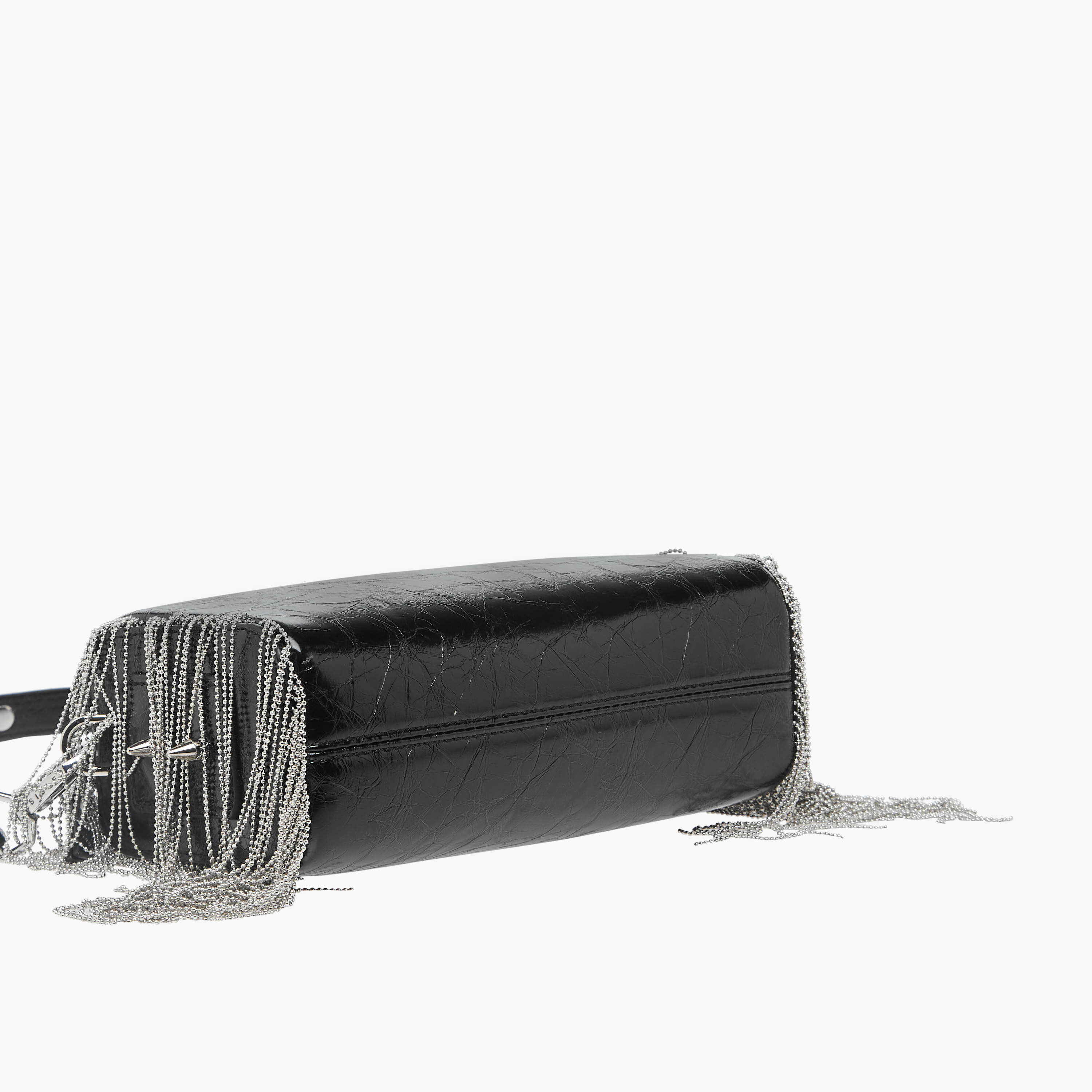 Sisley Fringe Detail Shoulder Bag with Zip Closure-women-bagsandwallets-handbags-image-7