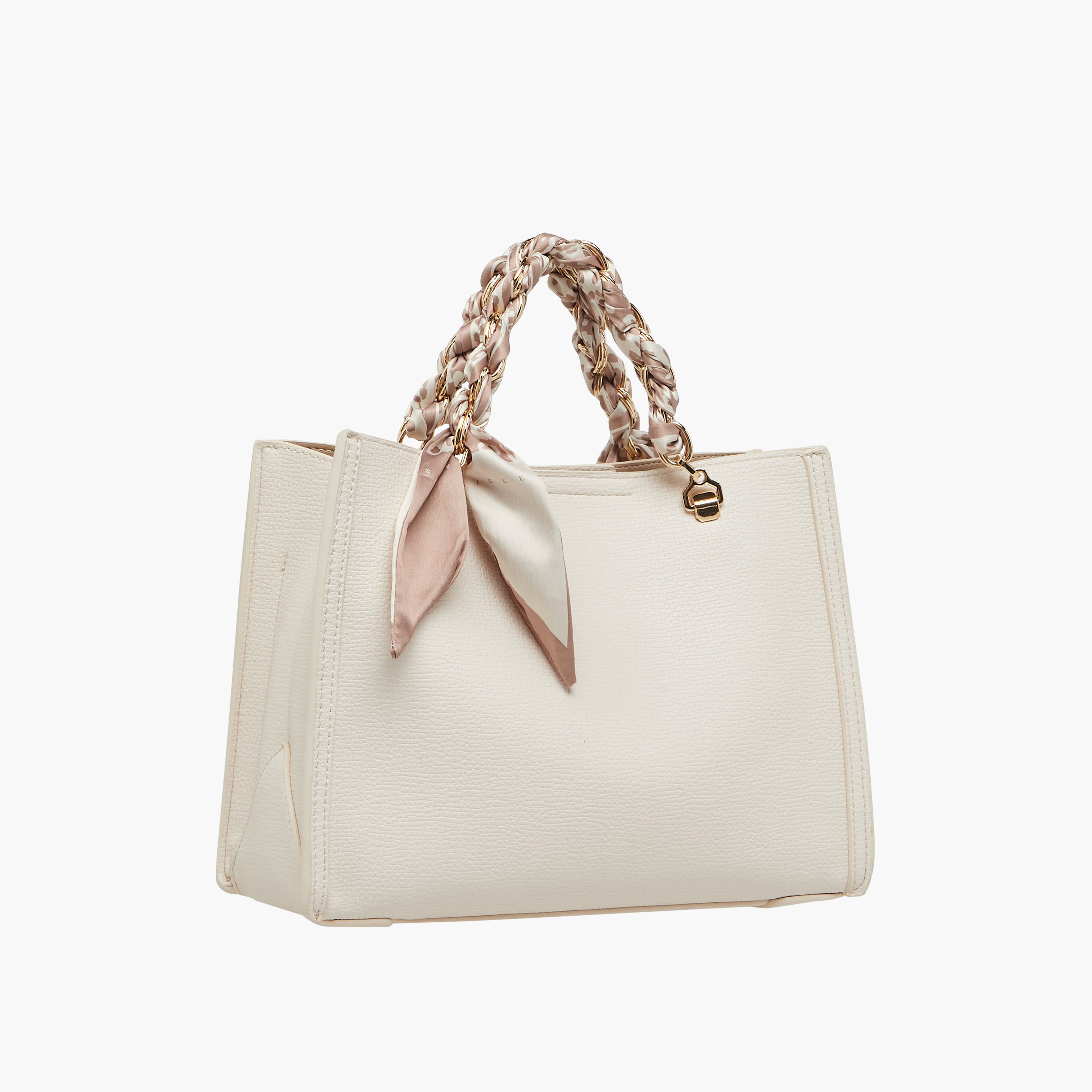 Sisley Scarf Accent Tote Bag with Zip Closure-women-bagsandwallets-handbags-image-3