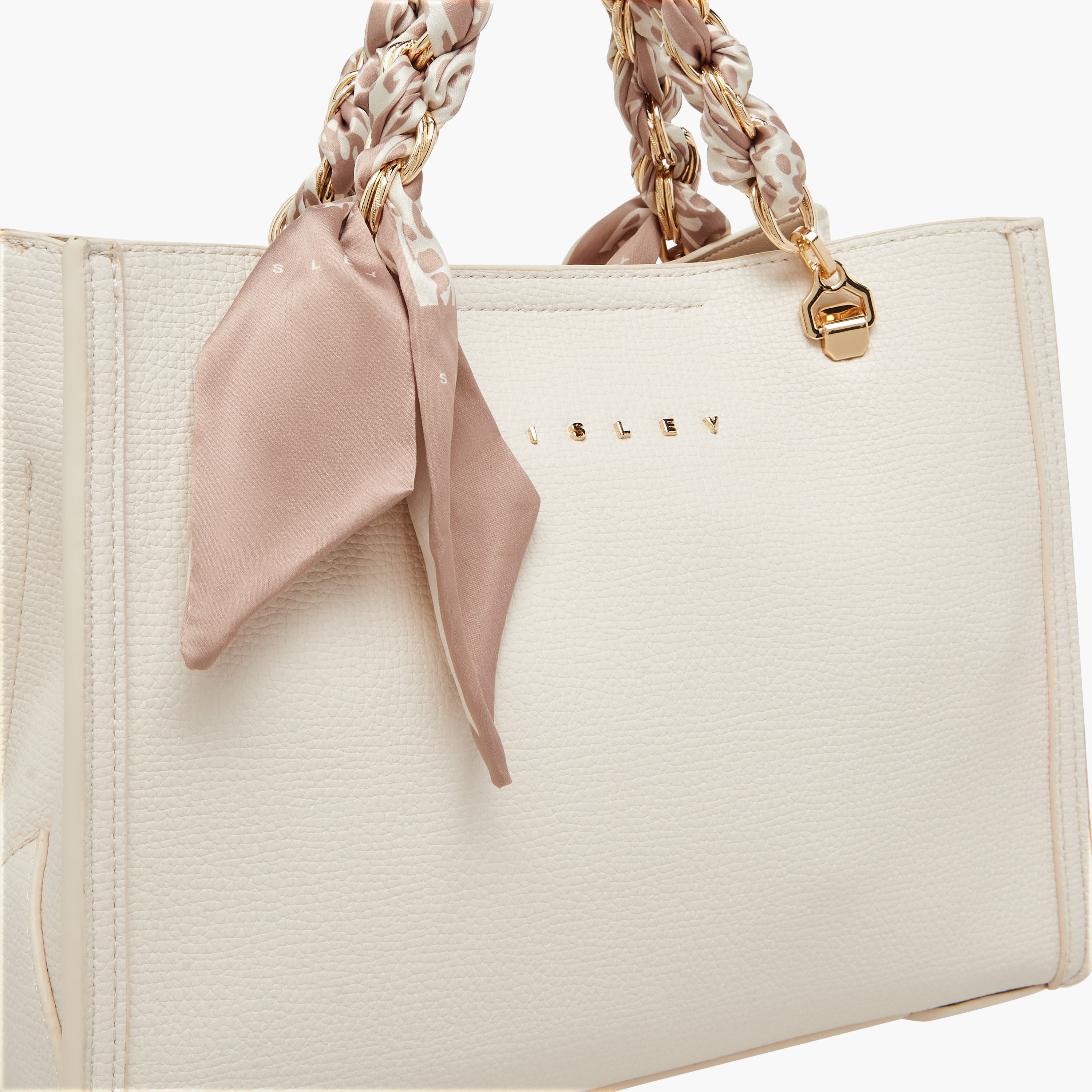 Sisley Scarf Accent Tote Bag with Zip Closure-women-bagsandwallets-handbags-image-4