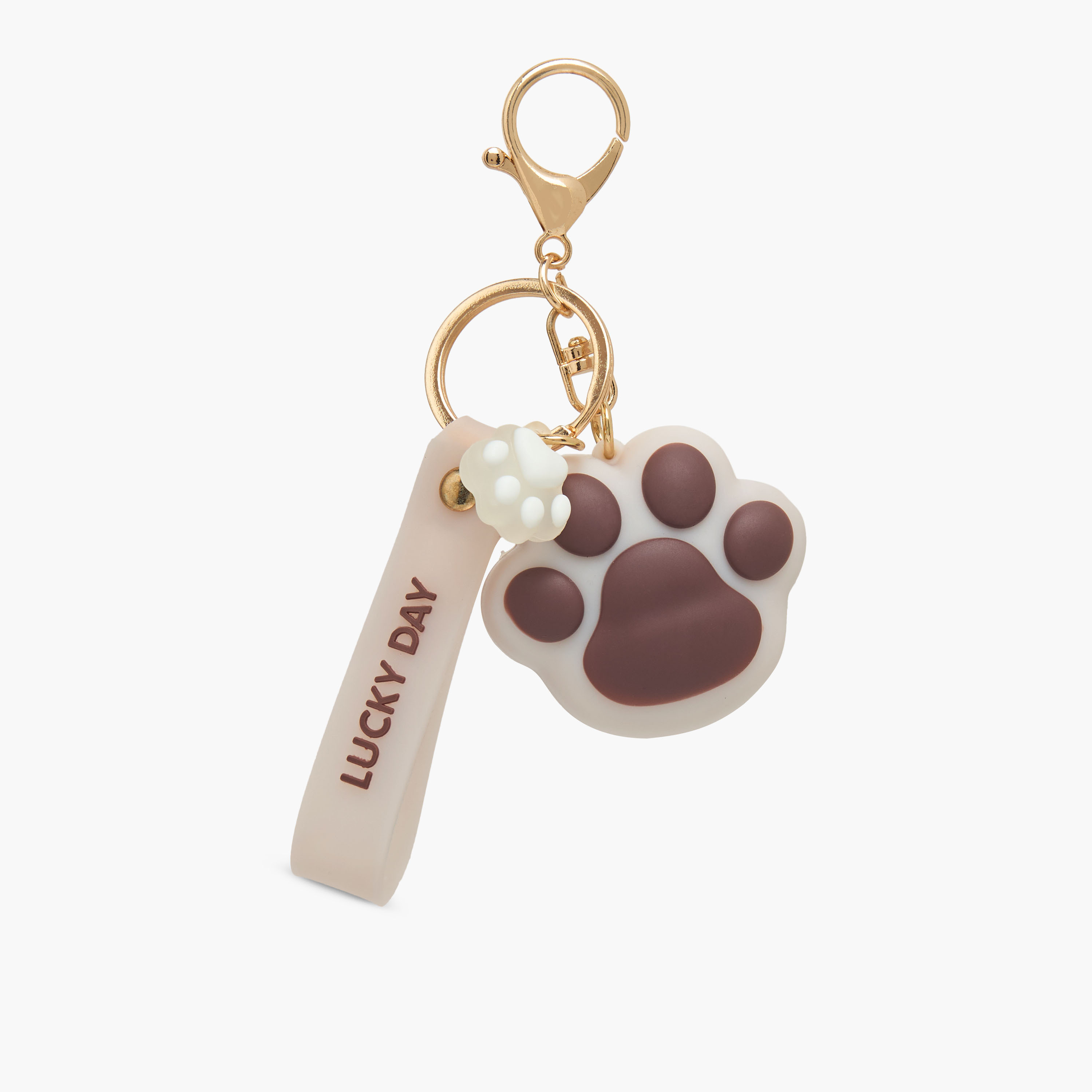 Girls Keyring with Paw Charm-girls-accessories-keyringsandbagcharms-image-1