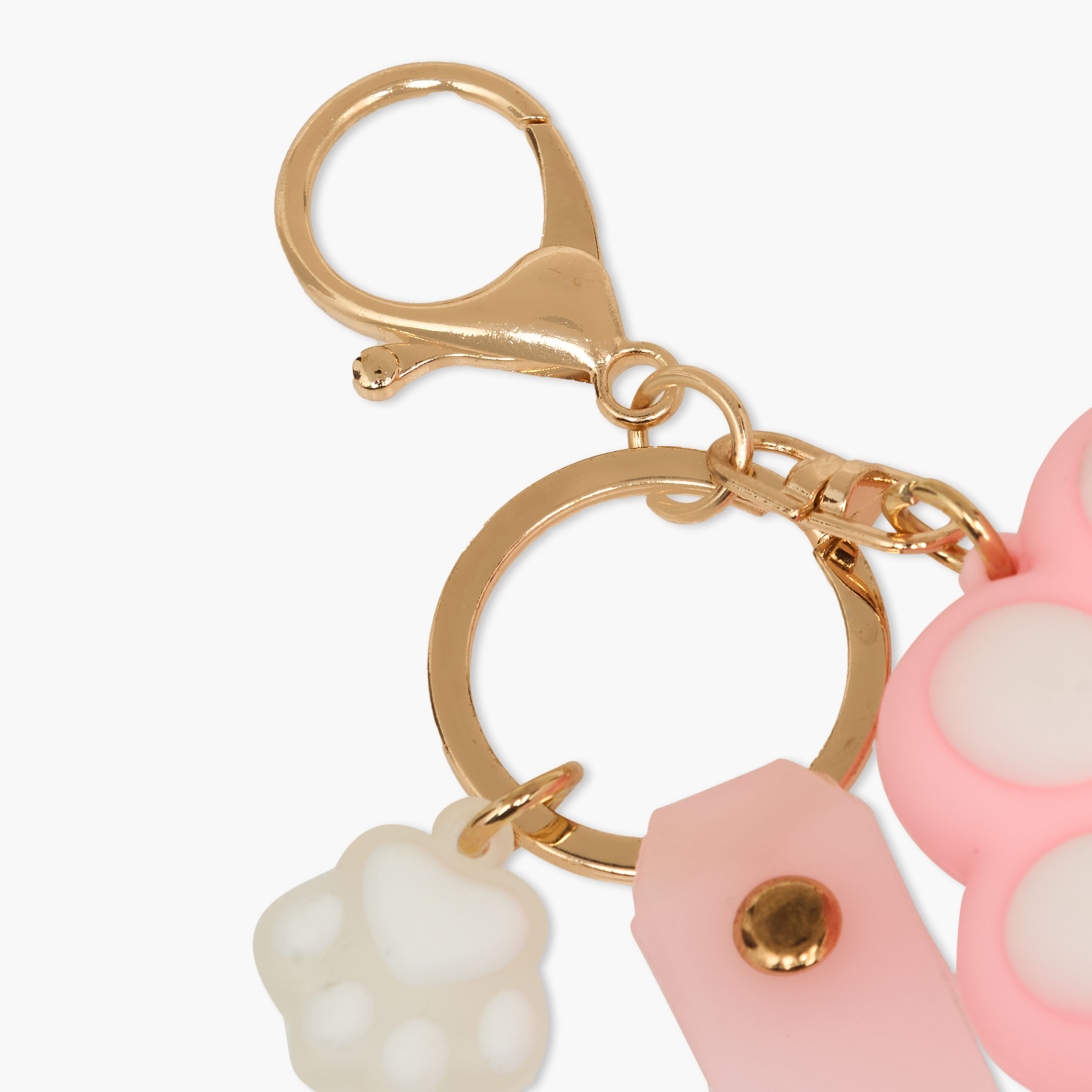 Girls Keyring with Paw Charm-girls-accessories-keyringsandbagcharms-image-4