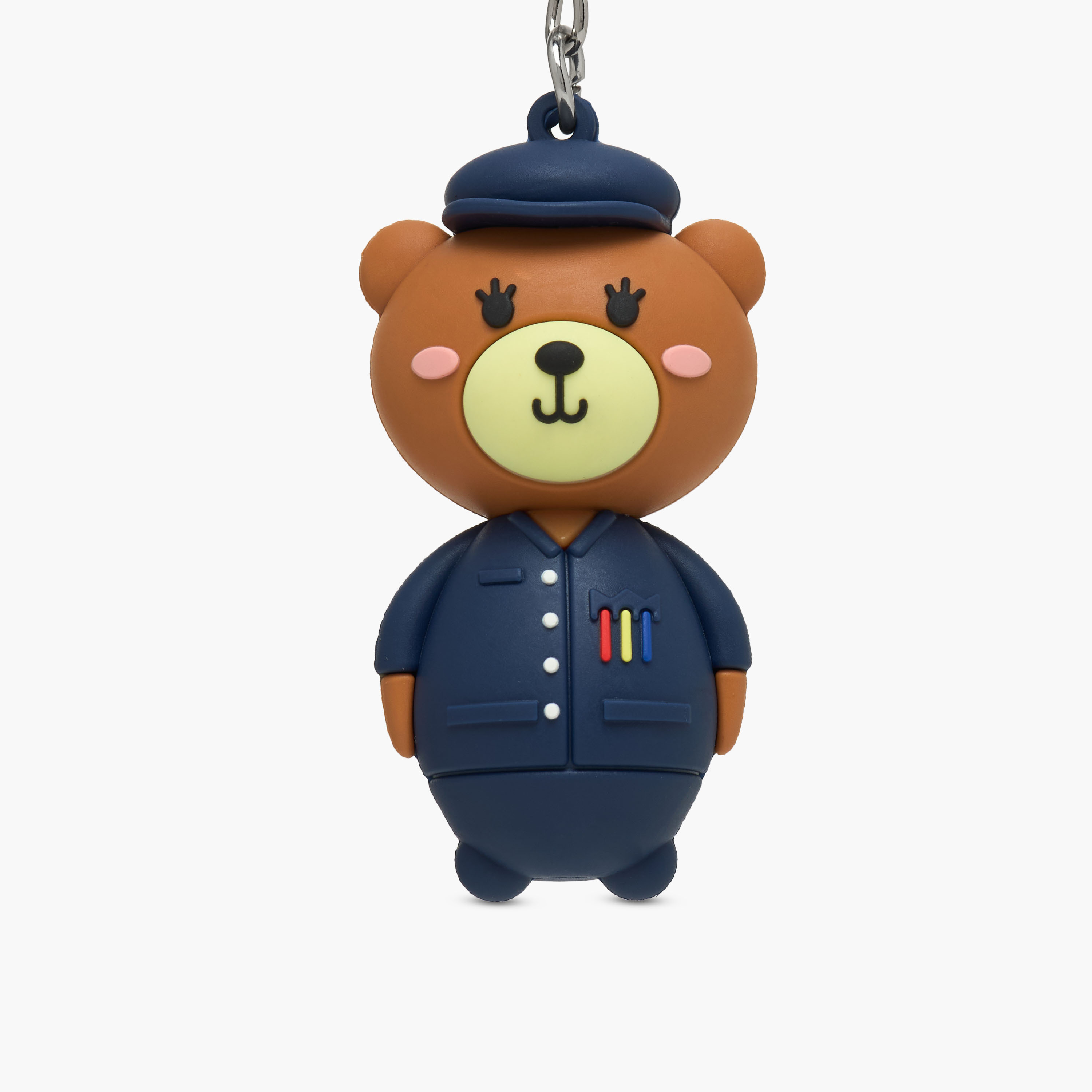 Girls Key Ring with Bear Charm-girls-accessories-keyringsandbagcharms-image-3