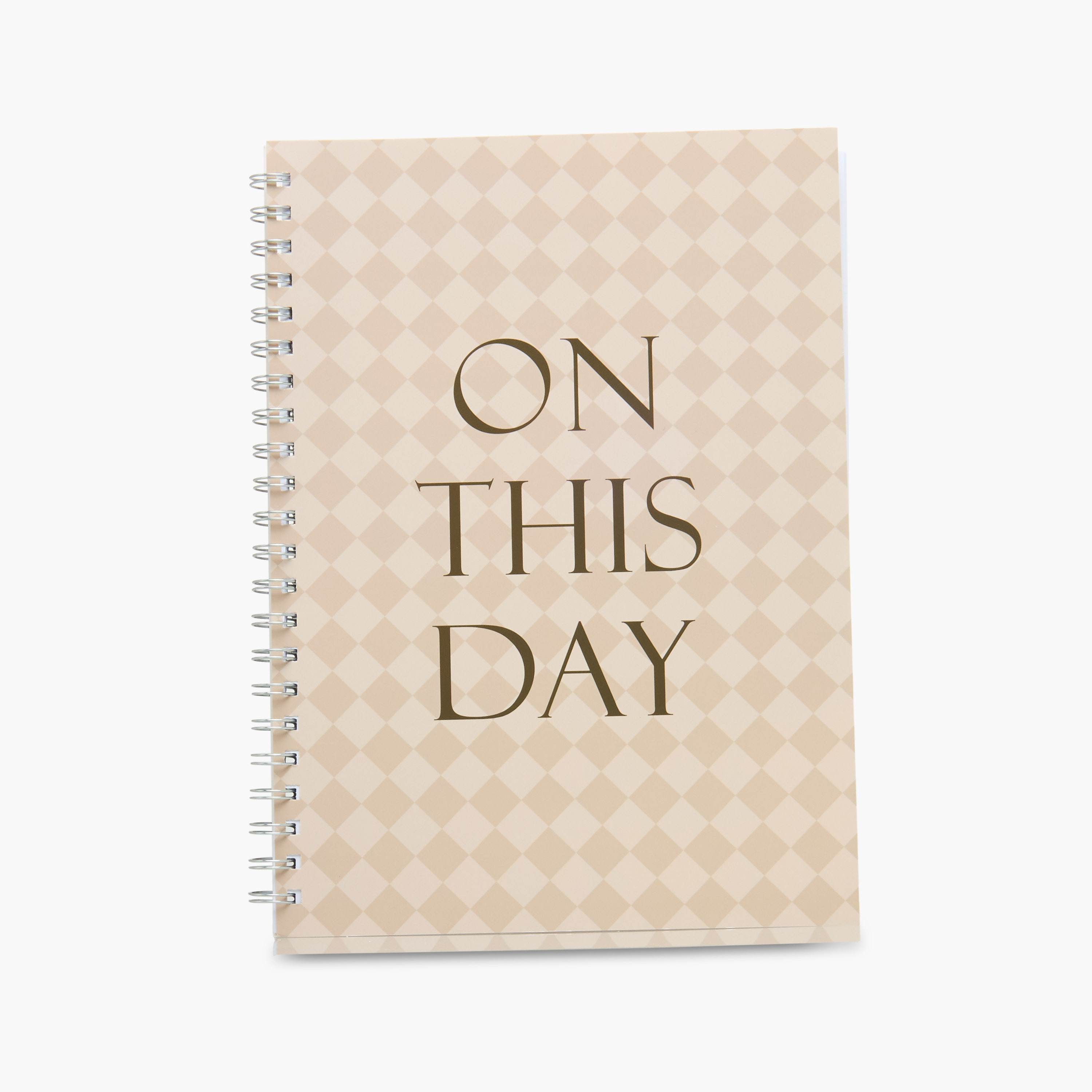 Slogan Print A4 Spiral Notebook with Soft Cover-school-stationery-notebooks-image-1