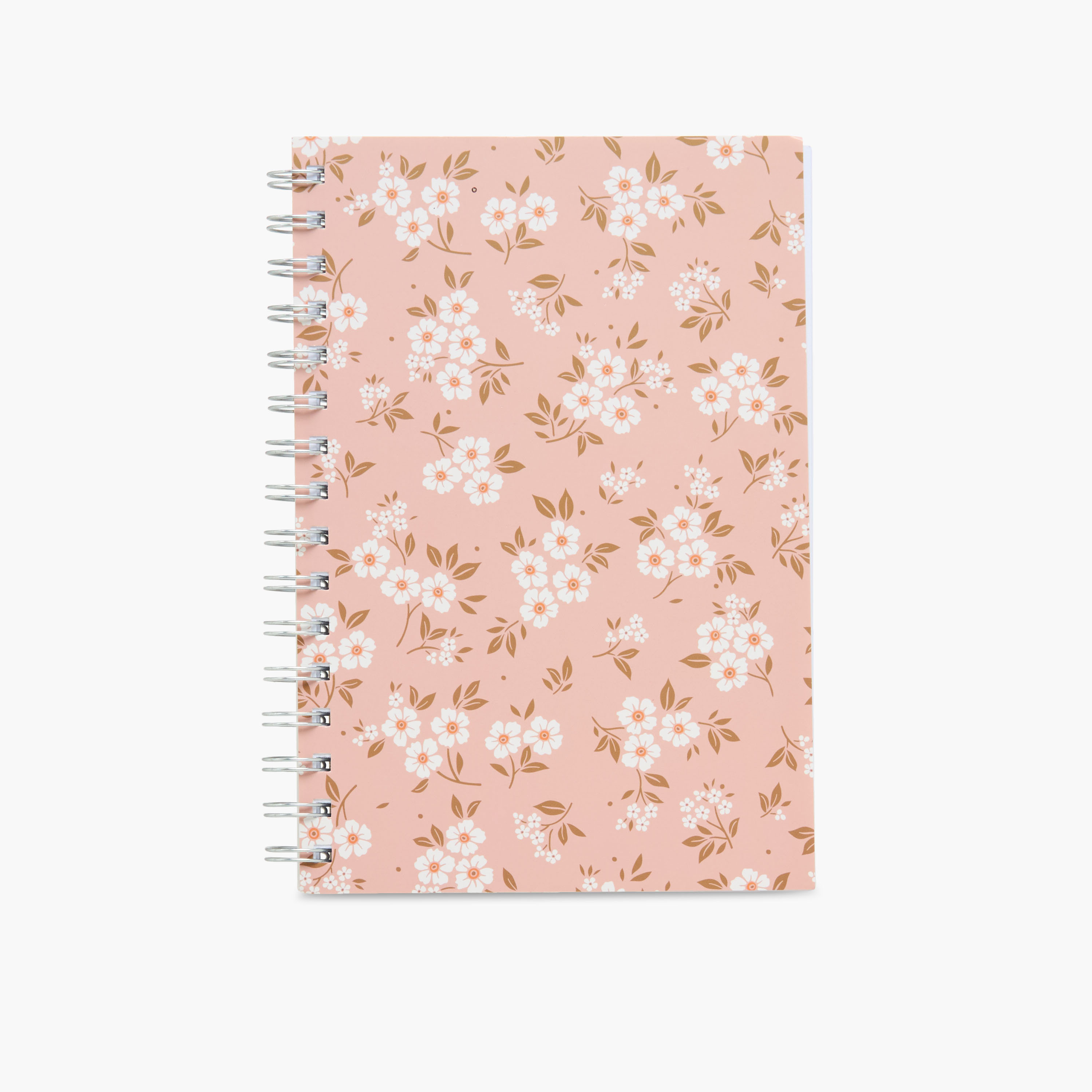 Floral Print Spiral Notebook-school-stationery-notebooks-image-1