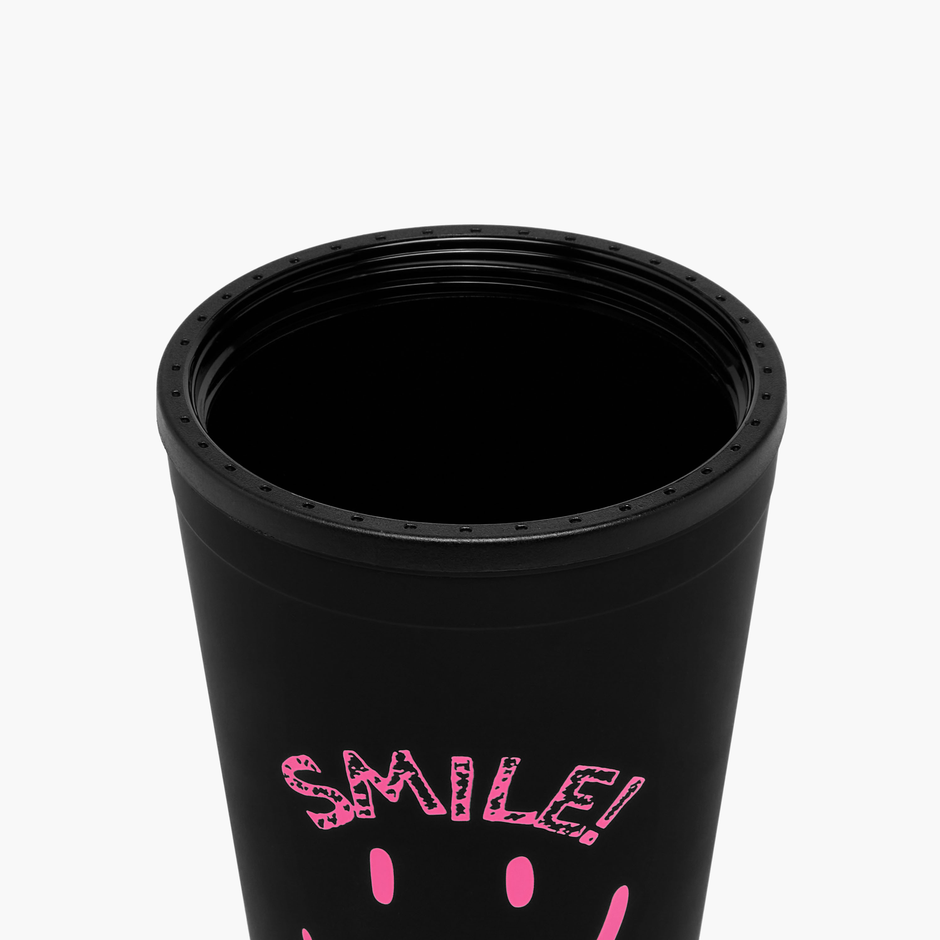 Smiley Print Double Wall Tumbler with Straw - 450 ml-school-waterbottles-image-5
