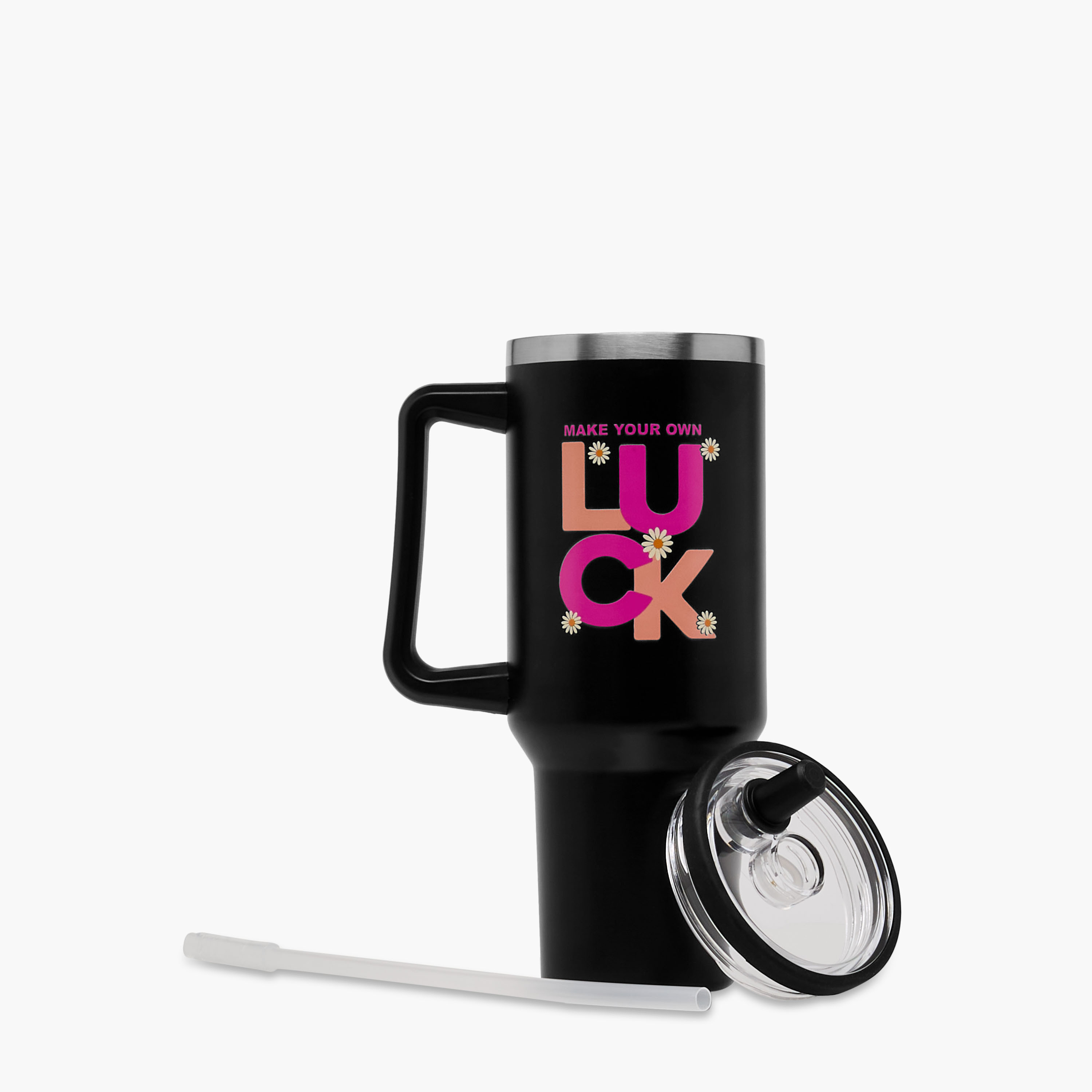 Luck Print Double Wall Vaccum Sipper - 1.2 L-school-waterbottles-image-2